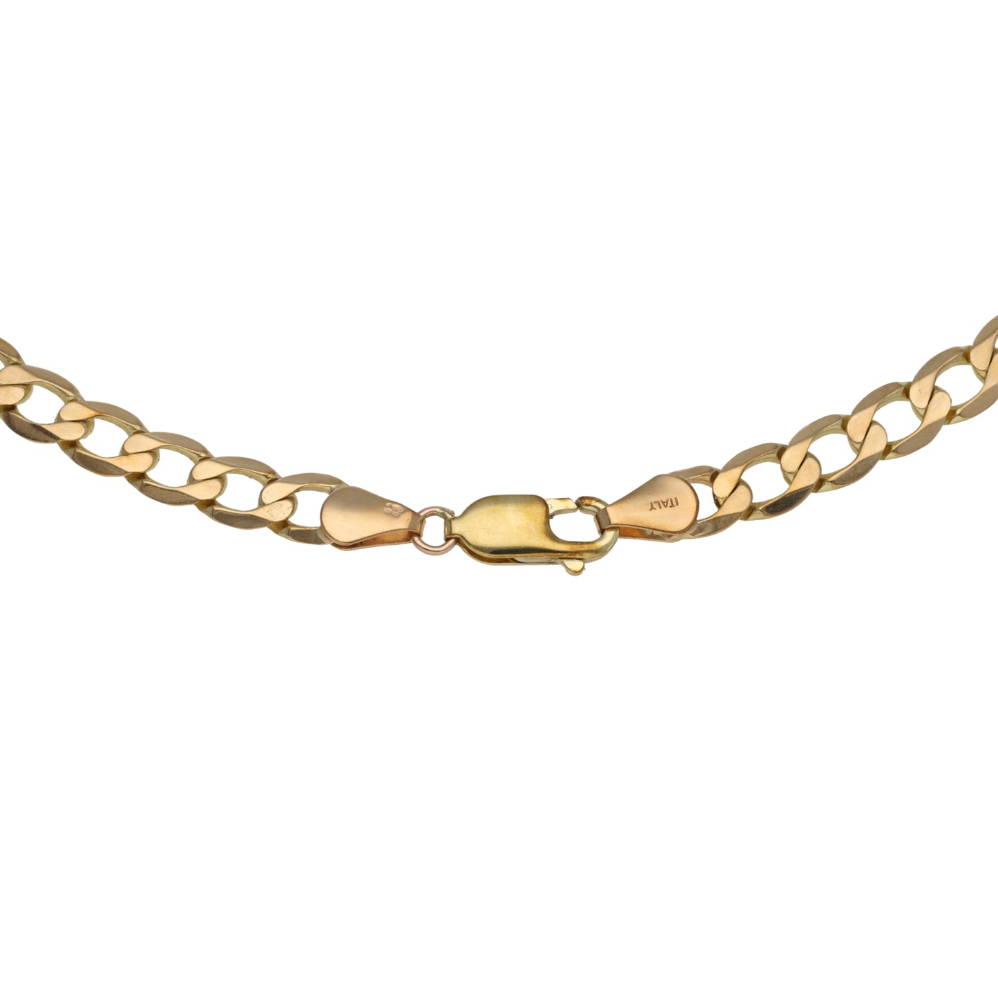 9ct Gold Curb Chain 22"