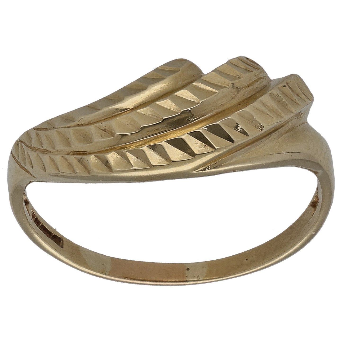 9ct Gold Alternative Ring Size O