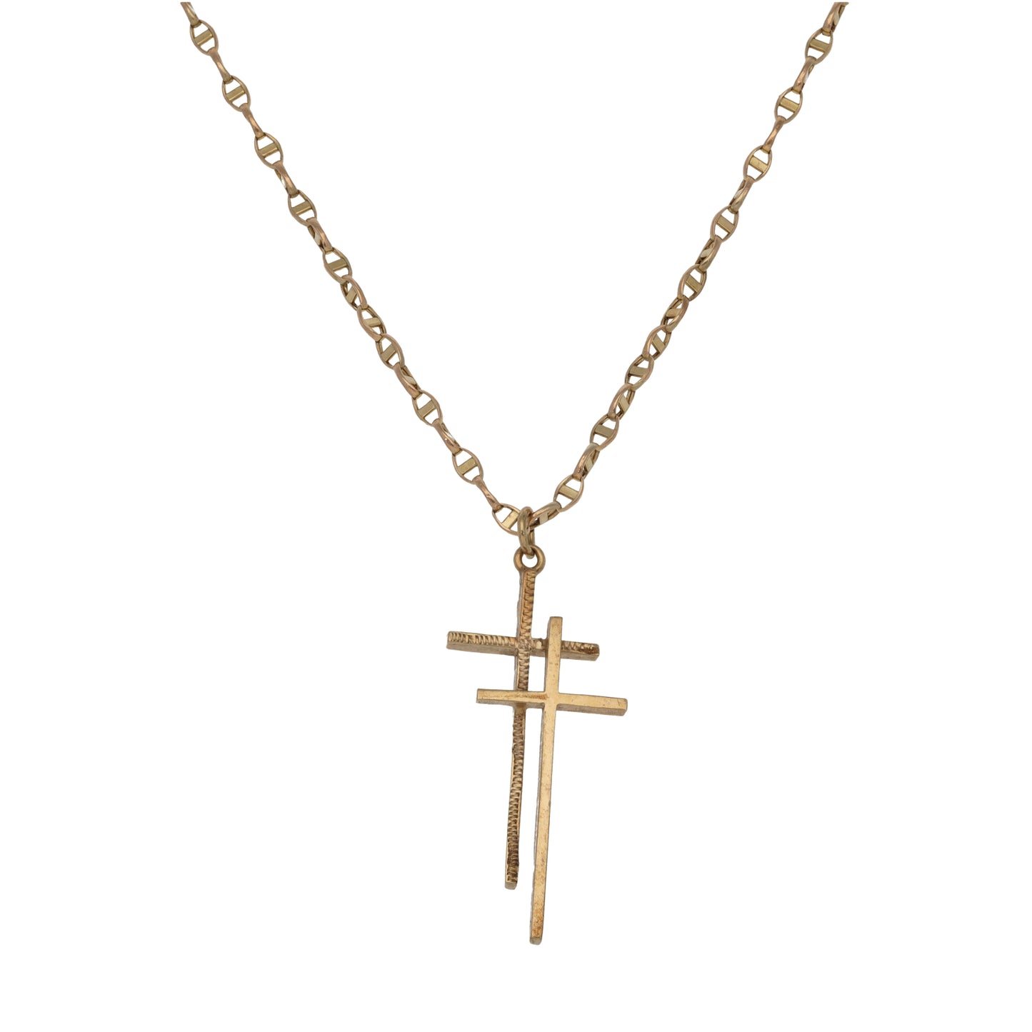 9ct Gold Cross Pendant With Chain