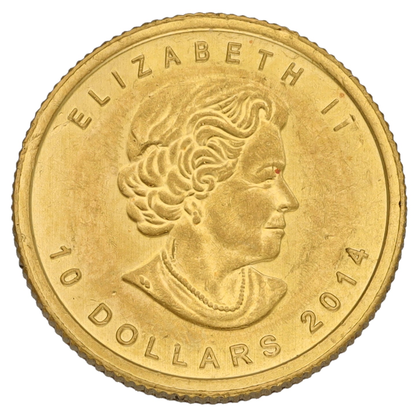 24ct Gold Canada Maple 1/4 OZ Coin 2014