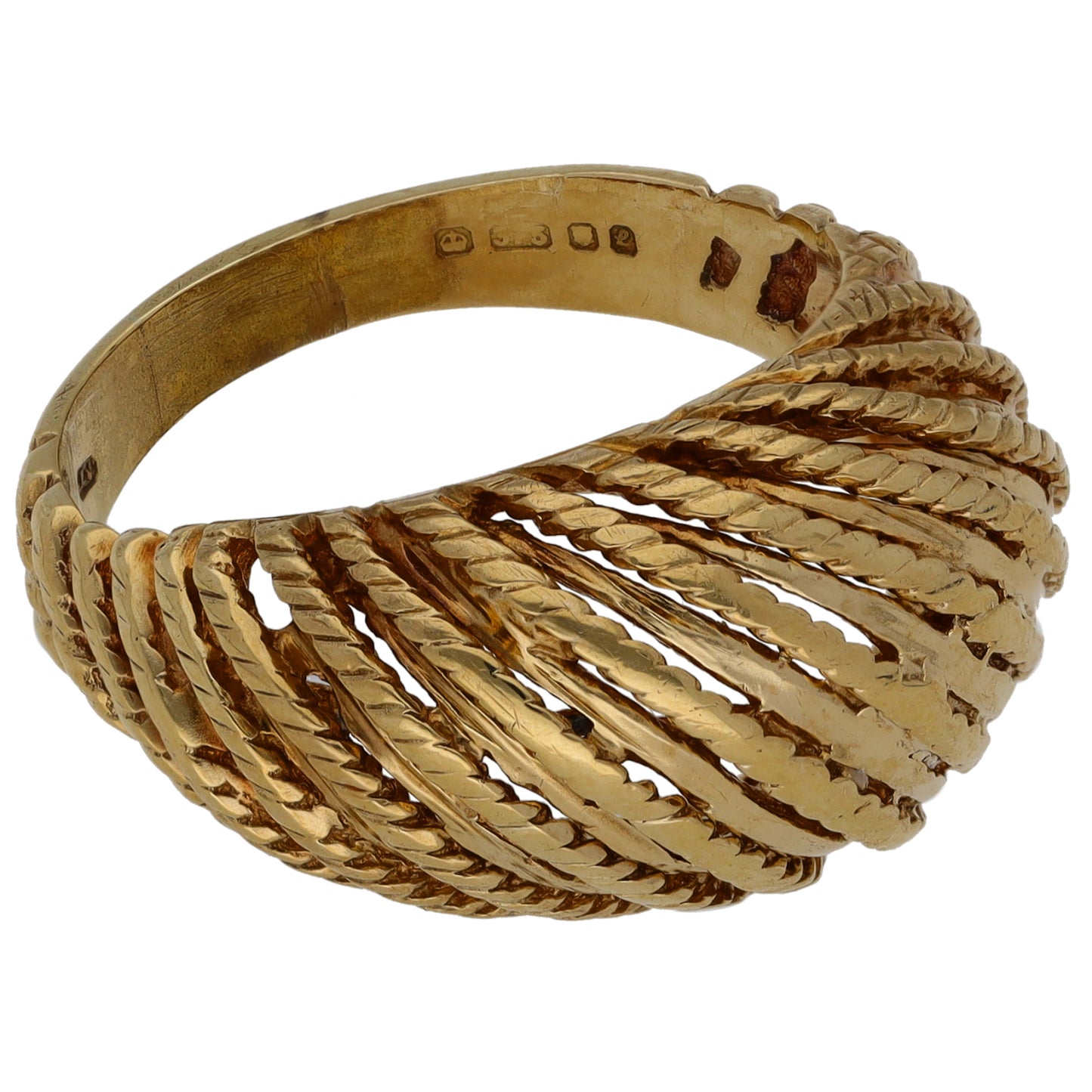 9ct Gold Alternative Ring Size Q