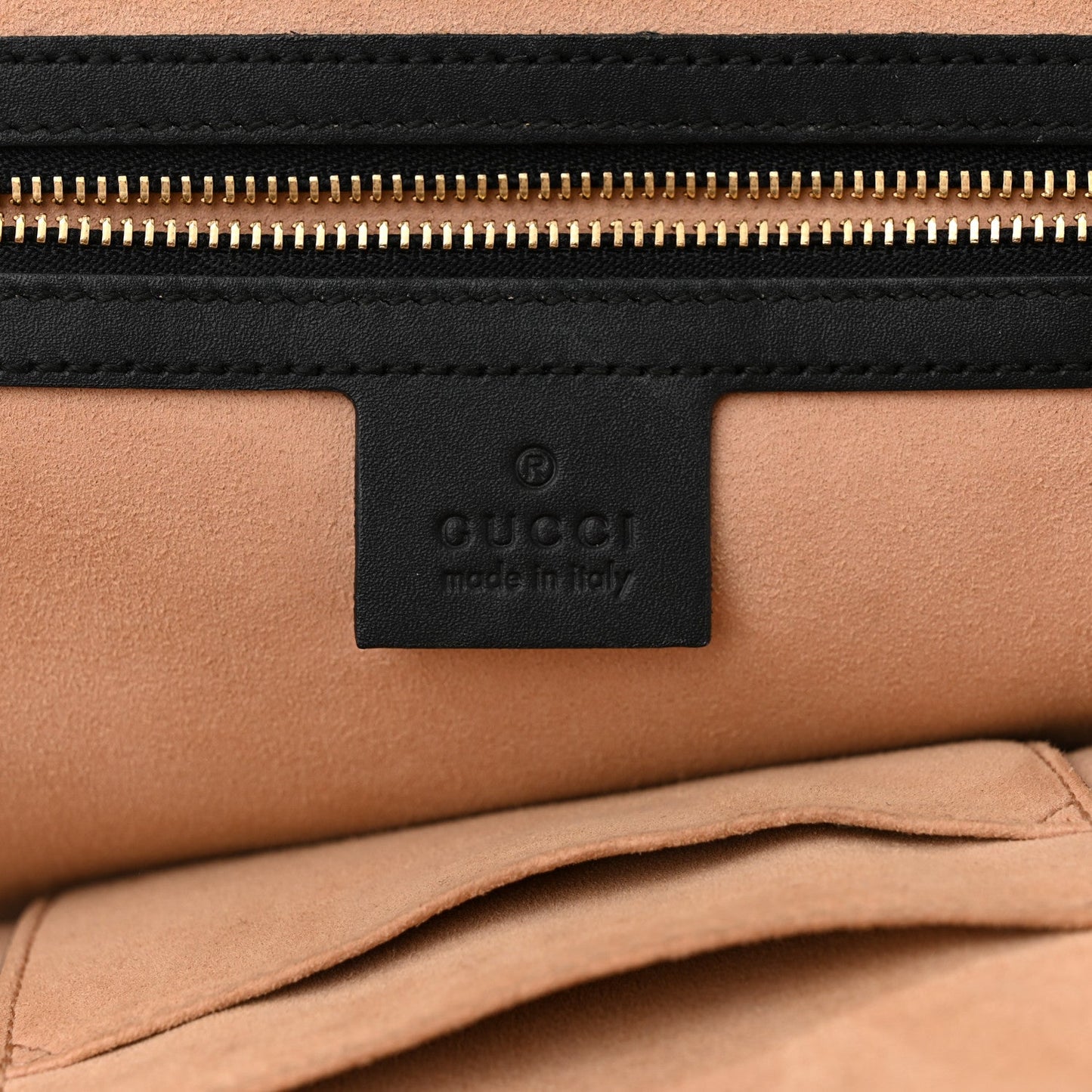 Gucci Ophidia Medium Top Handle Suede Bag - Black