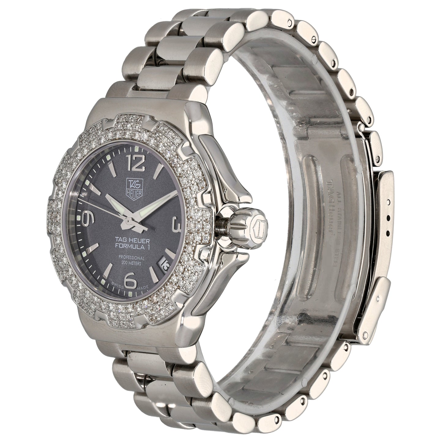 Tag Heuer Formula 1 Sparkling WAC1218-0 37mm Stainless Steel Watch