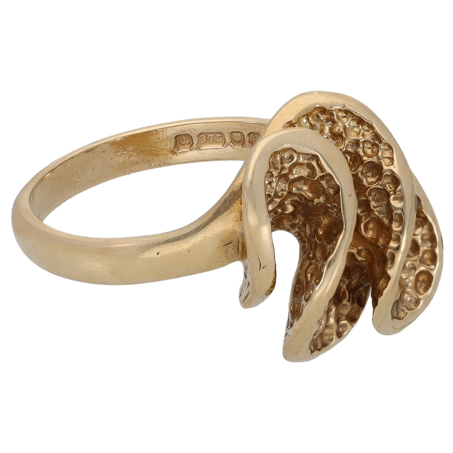 9ct Gold Alternative Ring Size O