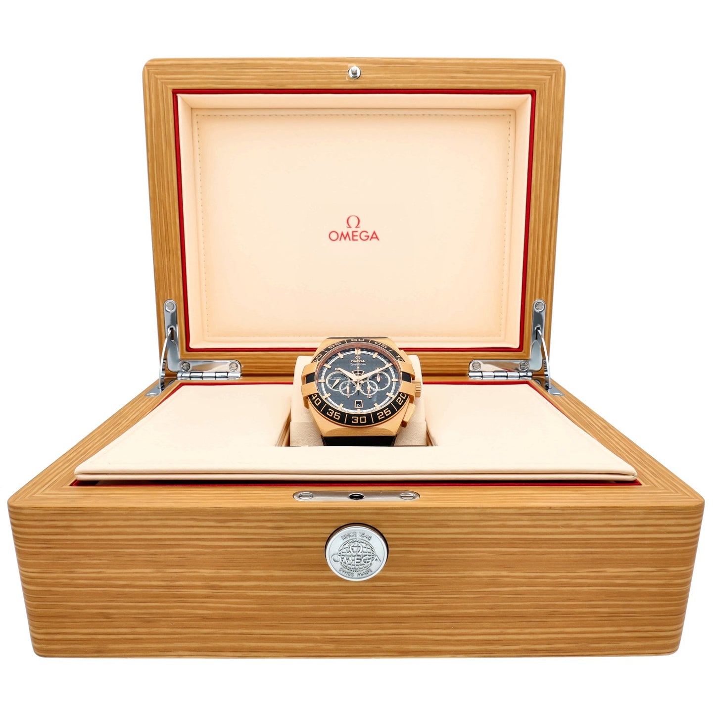 Omega Constellation Double Eagle 121.62.44.52.01.001 44mm Gold Watch