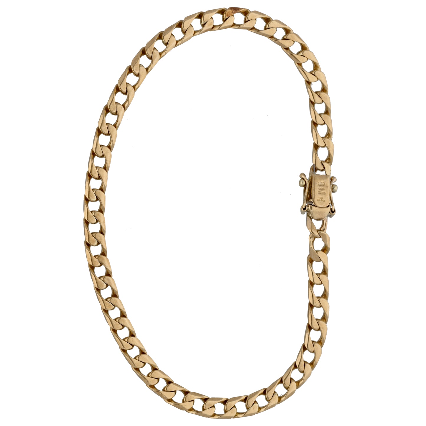 9ct Gold Curb Anklet