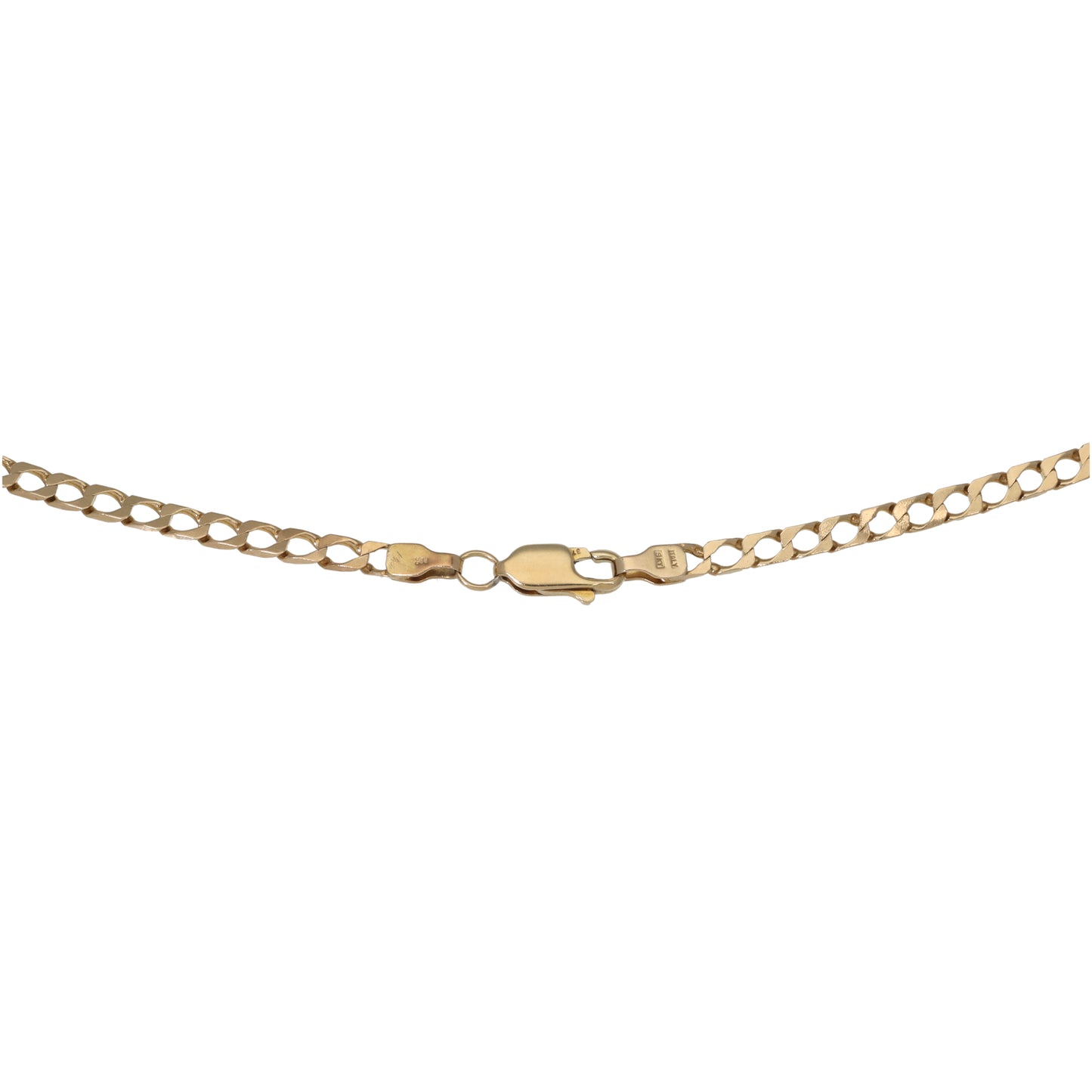 9ct Gold Curb Chain 20"