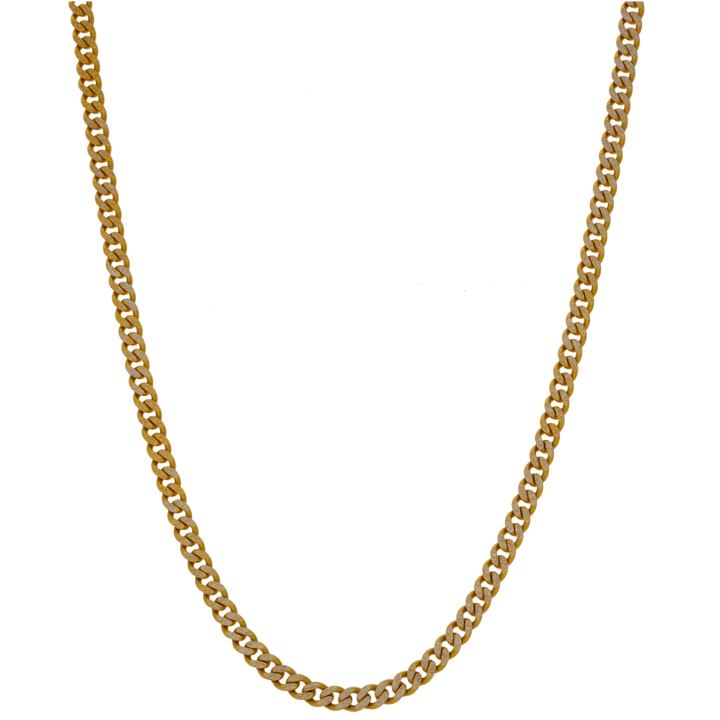 22ct Gold Curb Chain 18"