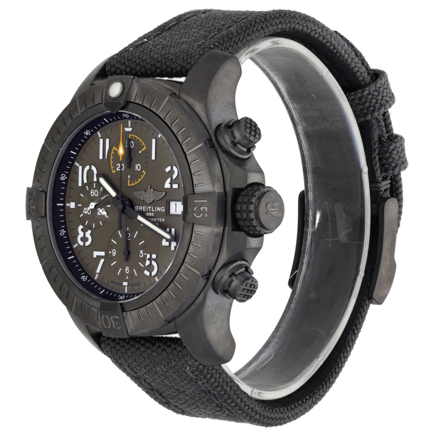 Breitling Avenger V13317 45mm DLC Titanium Watch