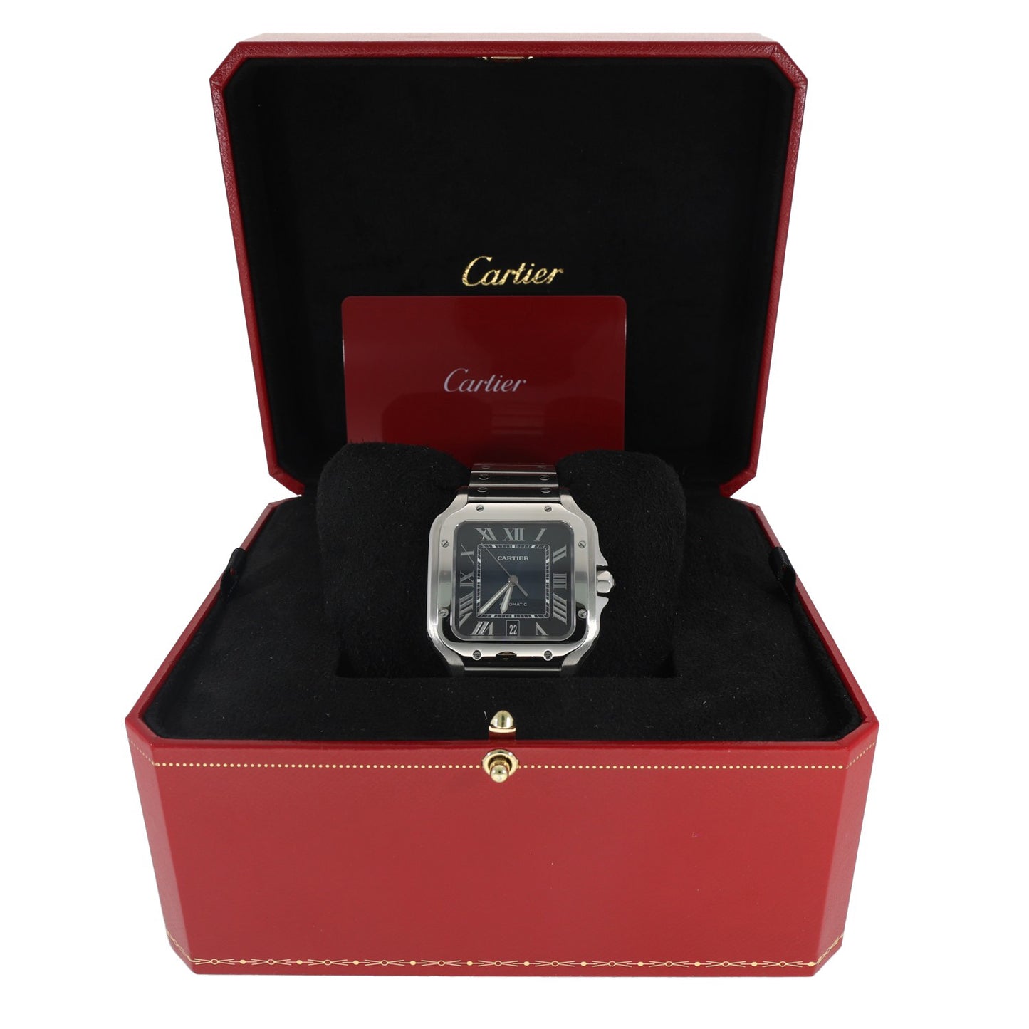 Cartier Santos WSSA0030 39.8mm Stainless Steel Watch