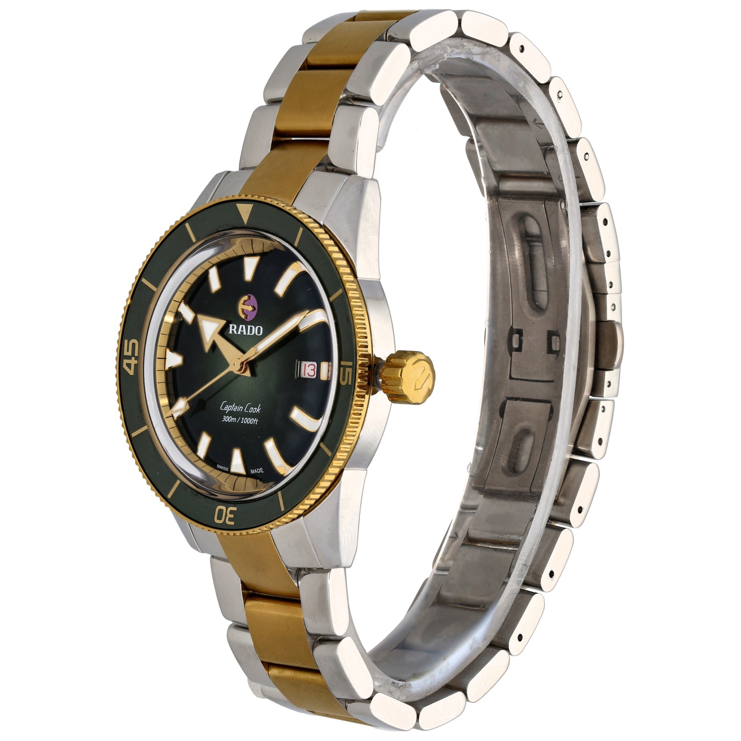 Rado Captain Cook 763.6138.3 42mm Bi-Colour Watch