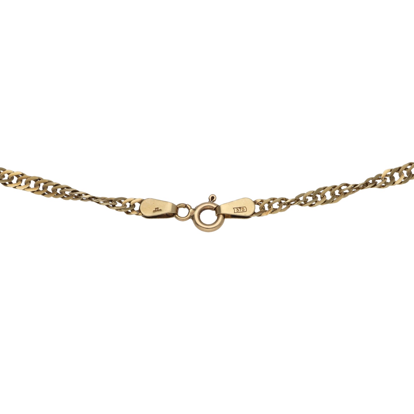 9ct Gold Fancy Necklace 18"
