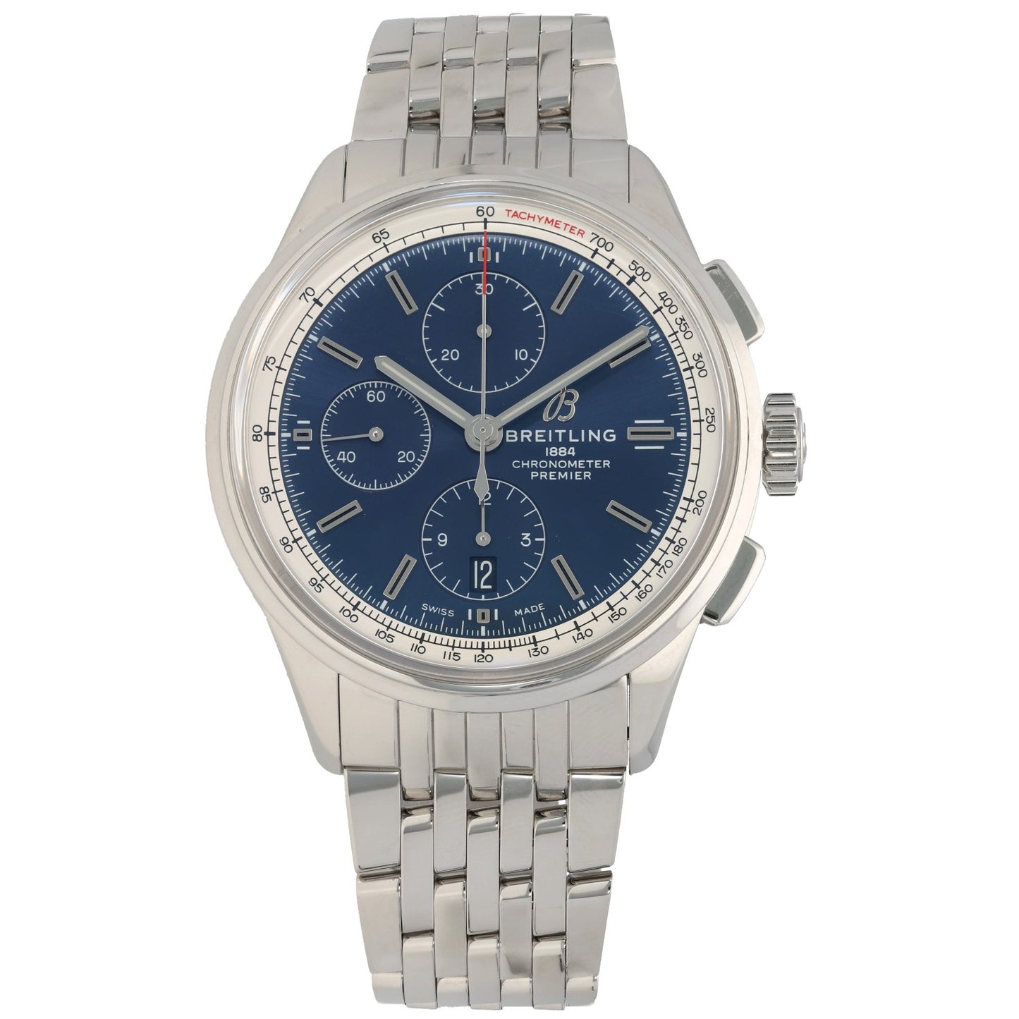 Breitling Premier Chronograph A13315 42mm Stainless Steel Watch