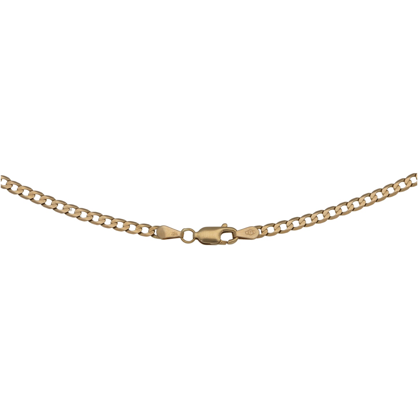 9ct Gold Curb Chain 28"