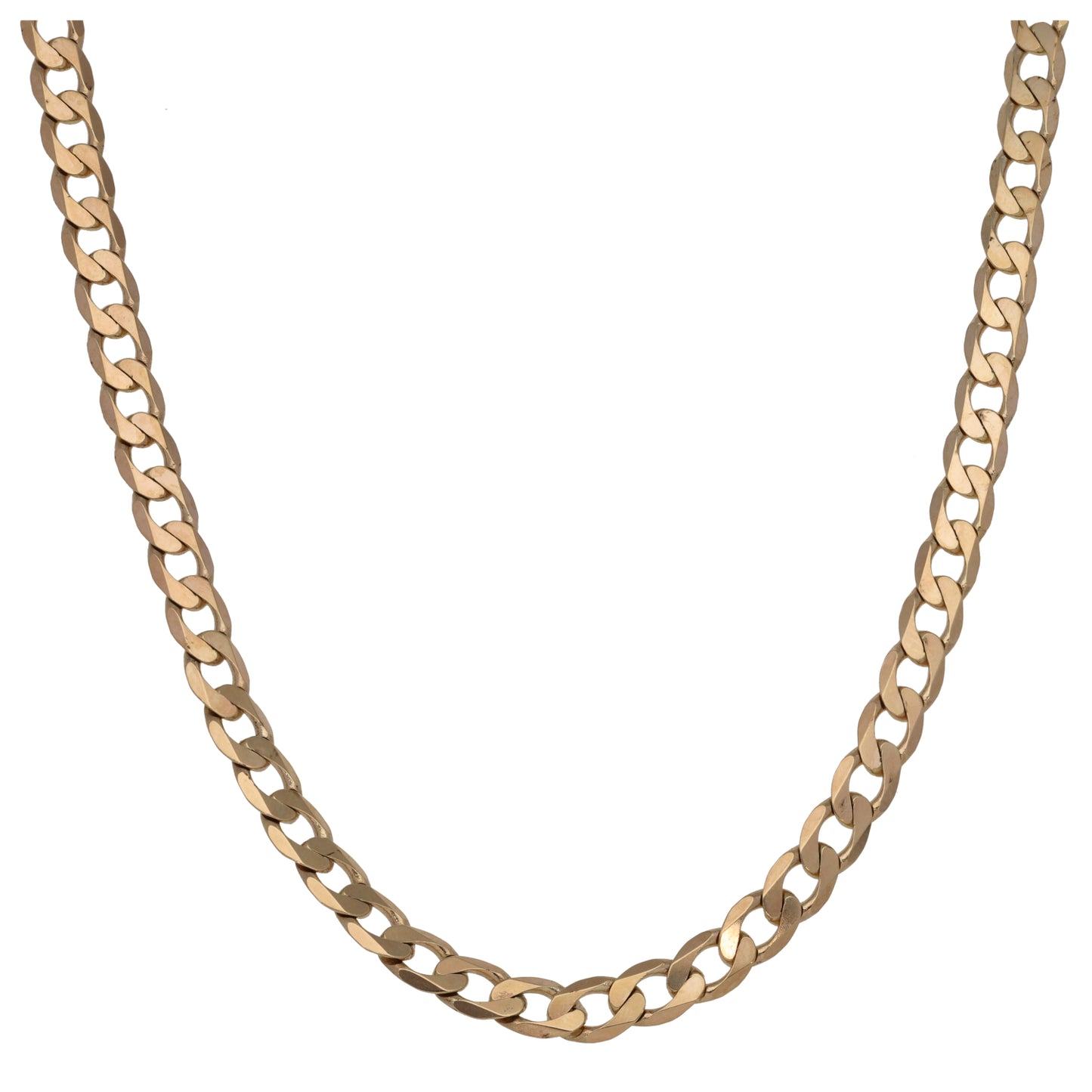 9ct Gold Curb Chain 24"