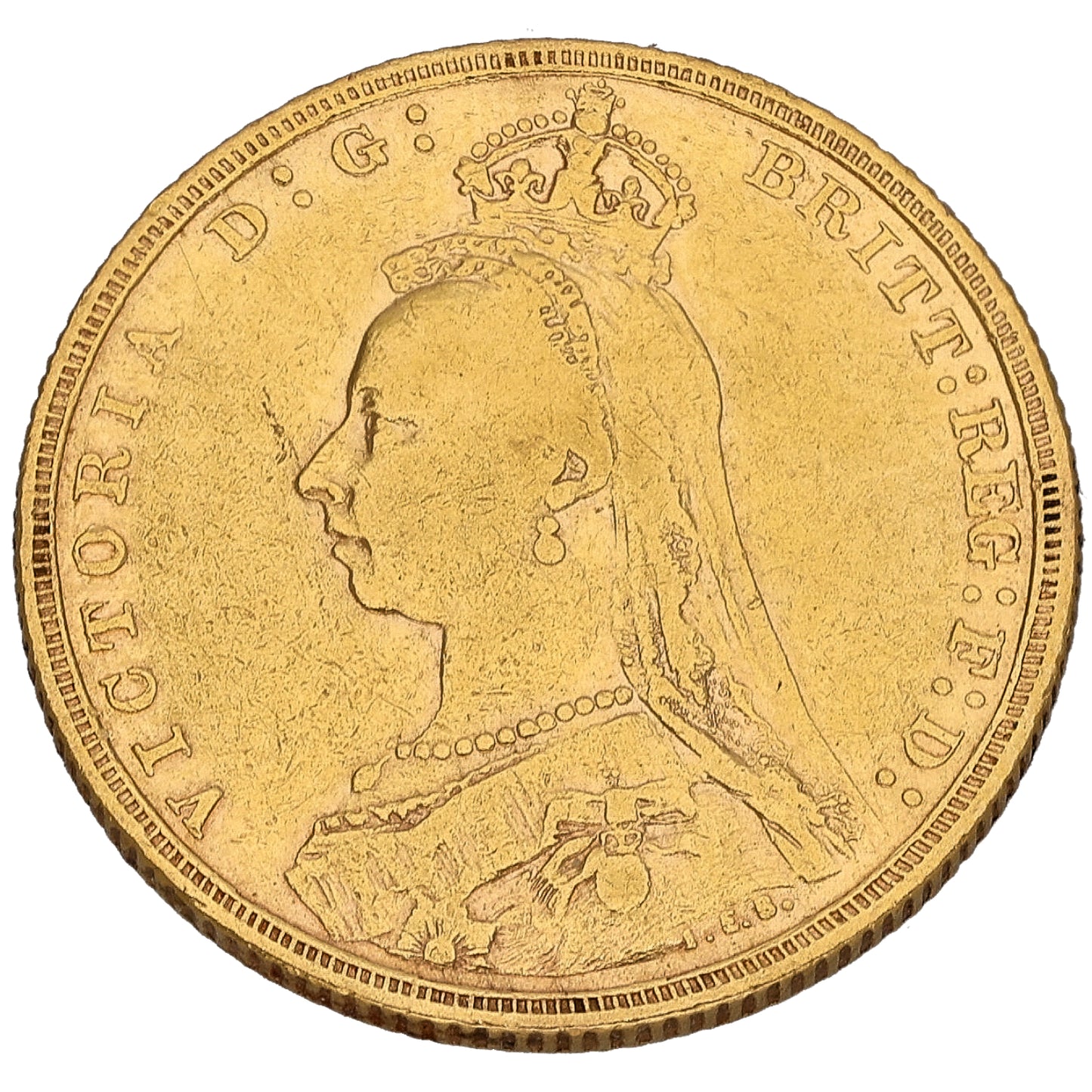 22ct Gold Queen Victoria Full Sovereign Coin 1892