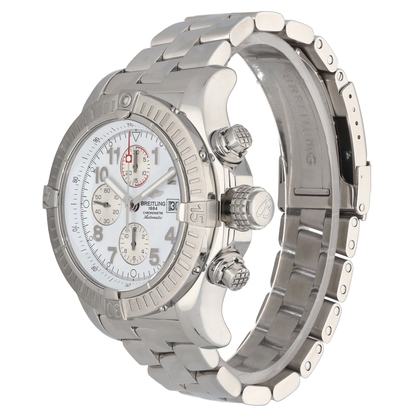 Breitling Super Avenger A13370 48mm Stainless Steel Watch