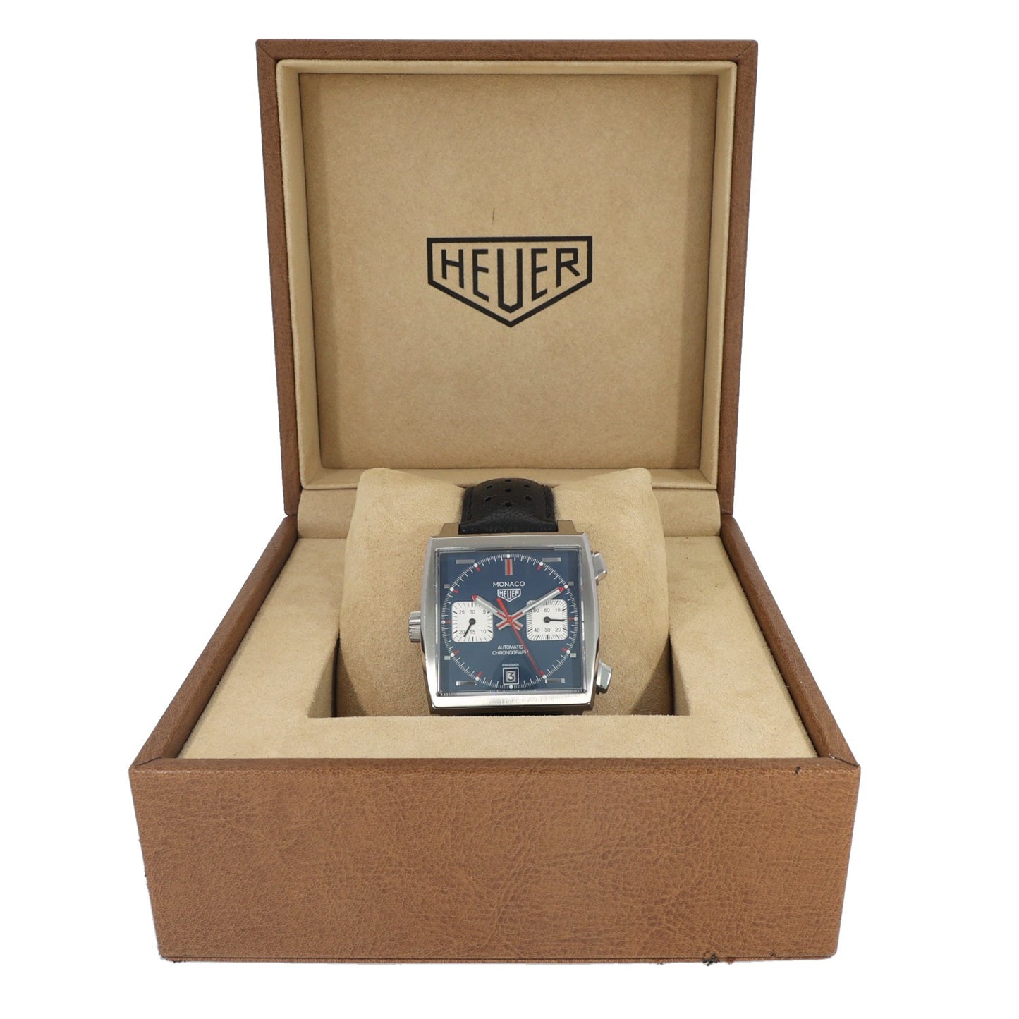 Tag Heuer Monaco CAW211P 39mm Stainless Steel Watch