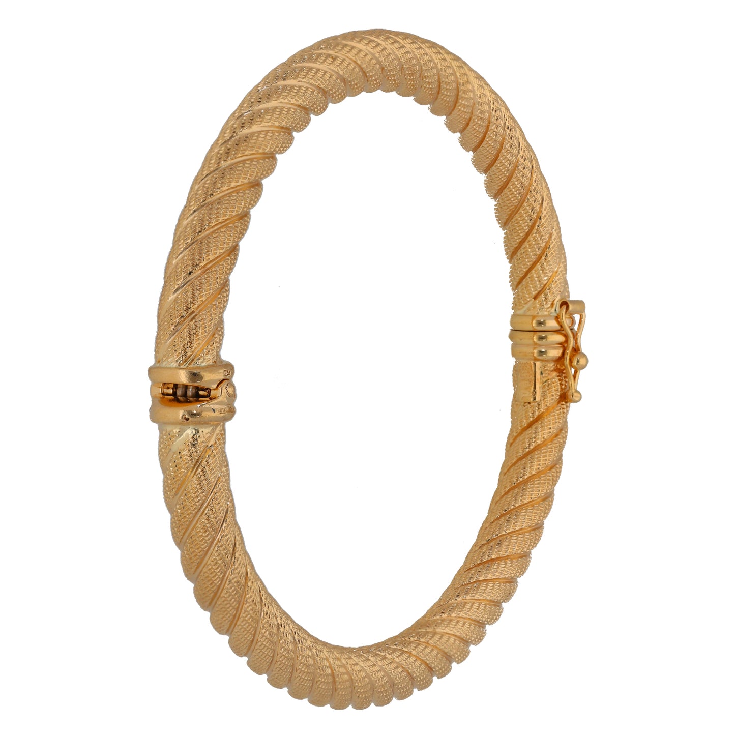 9ct Gold Hinged/Clasp Bangle