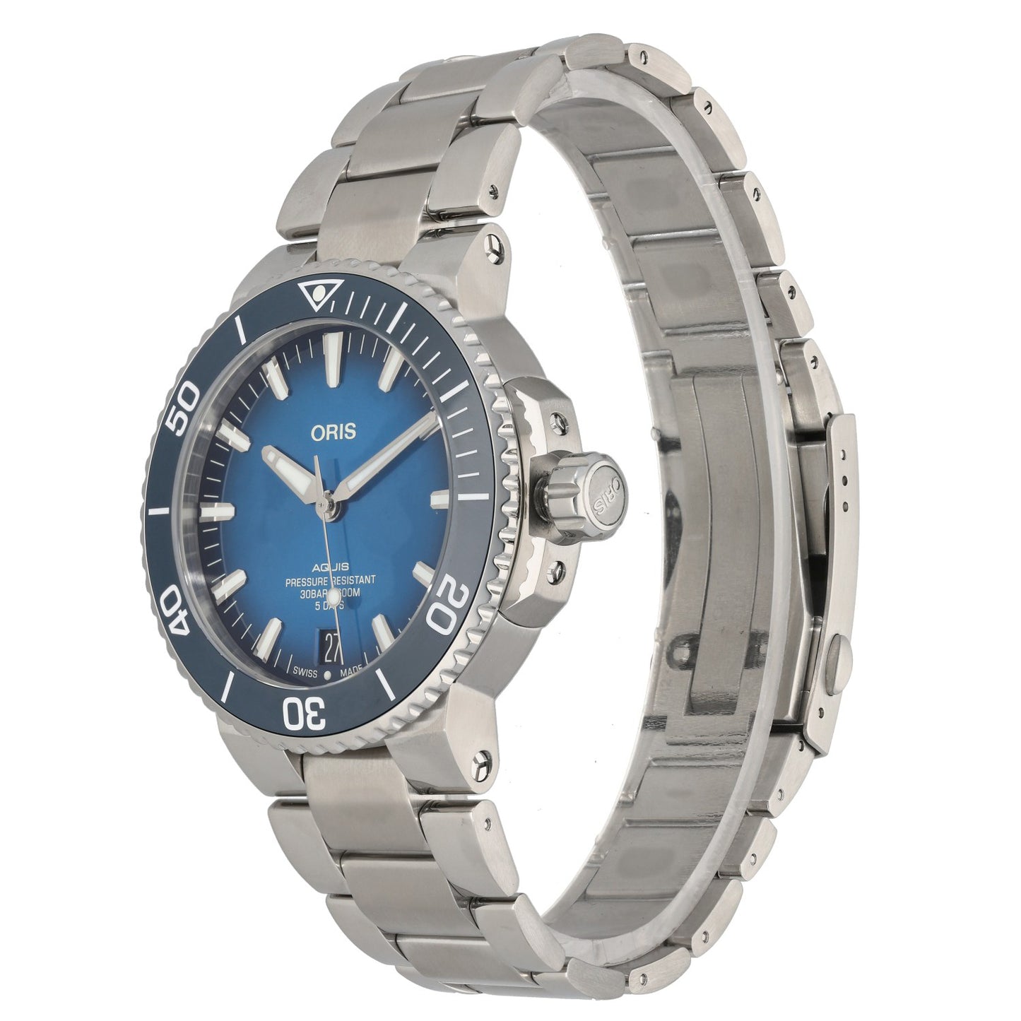 Oris Aquis 7763 43.5mm Stainless Steel Watch