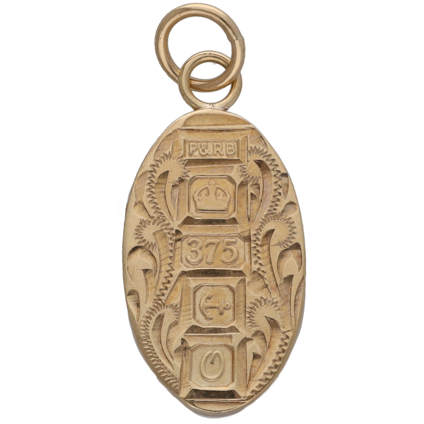 9ct Gold Ingot Pendant