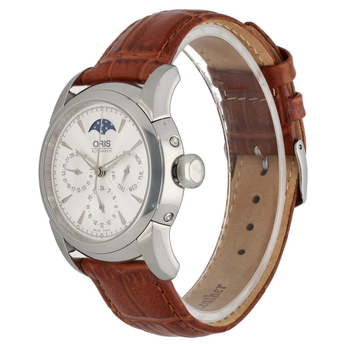 Oris Artelier Complication 7554 37mm Stainless Steel Watch