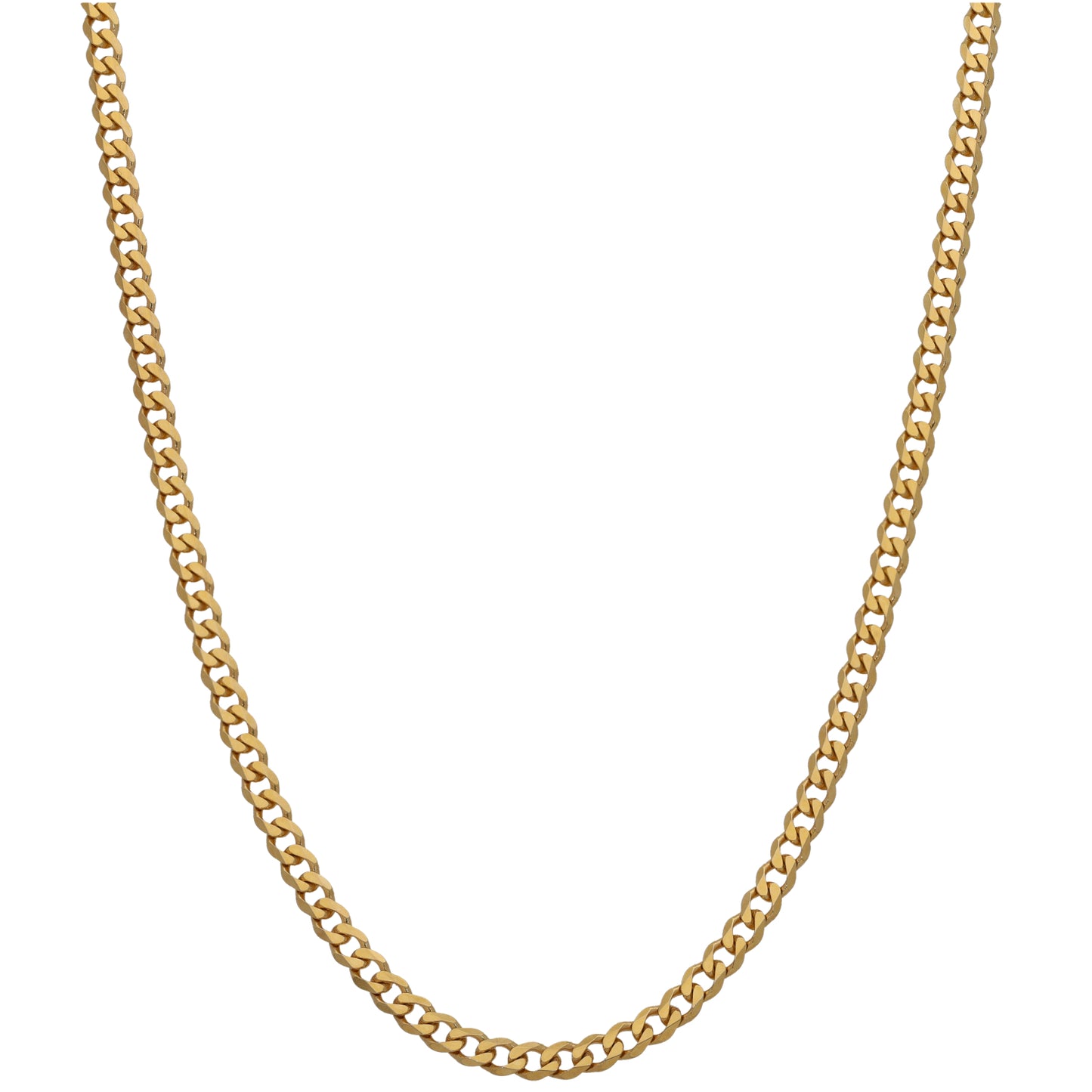 9ct Gold Curb Chain 20"