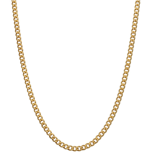9ct Gold Curb Chain 20"