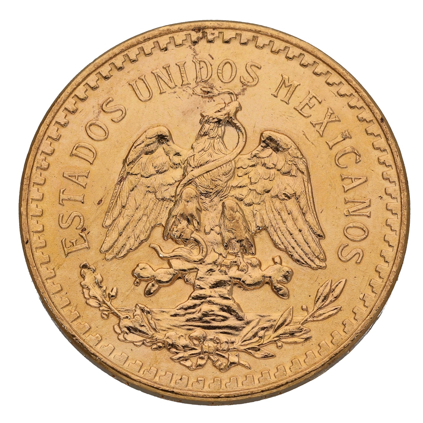 22ct Gold Mexican 50 Pesos Coin 1821 - 1947
