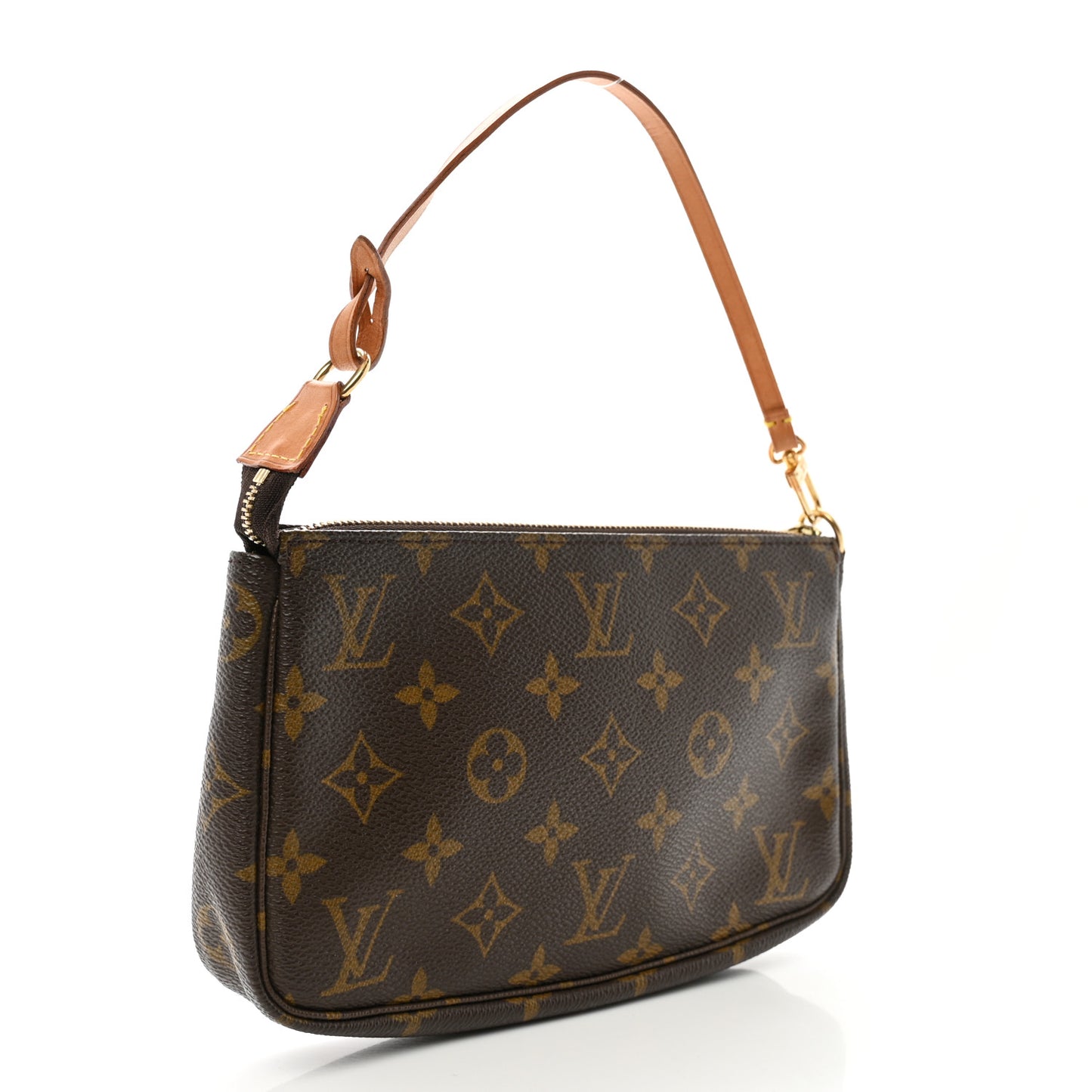 Louis Vuitton Monogram Mini Pochette Accessories Bag - Brown