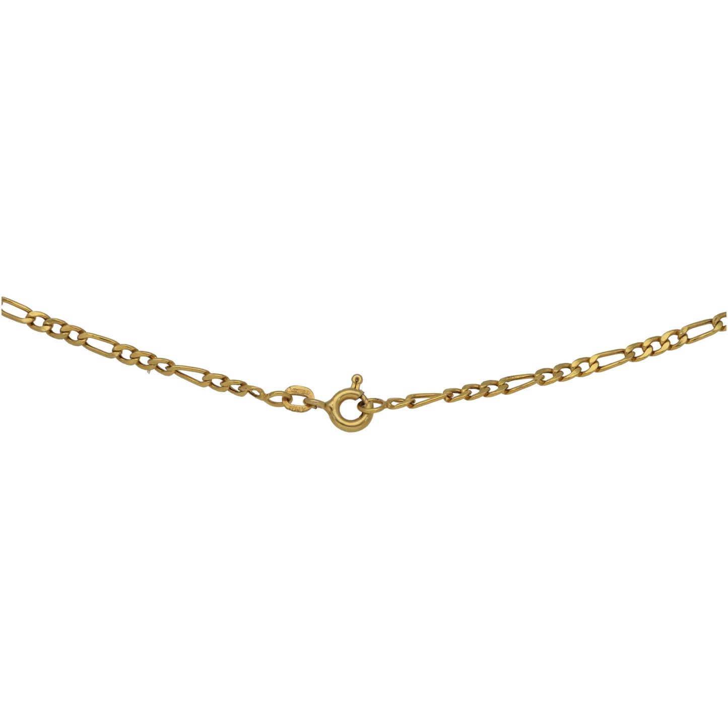 9ct Gold Figaro Chain 20"