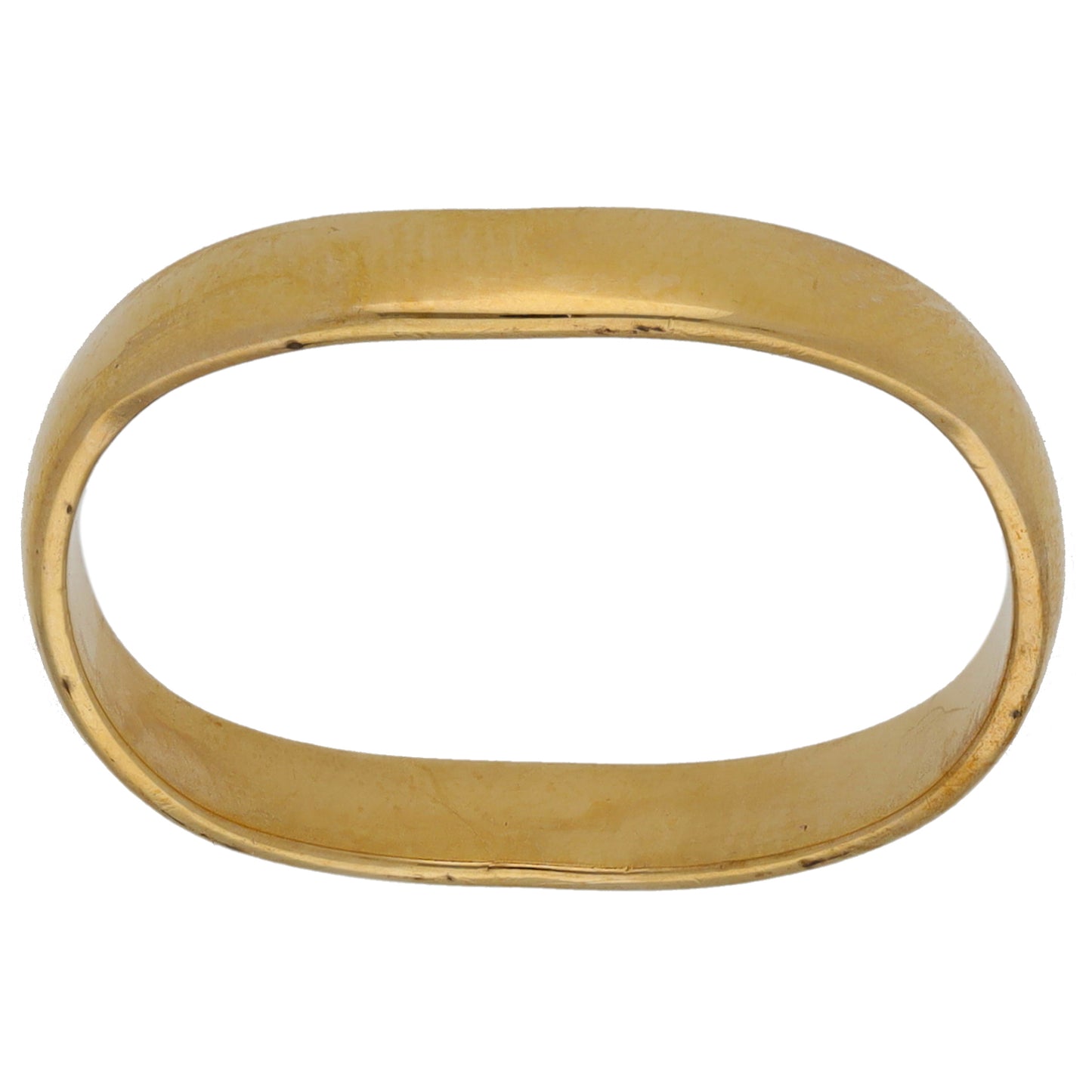 9ct Gold Shaped Wedding Ring Size T
