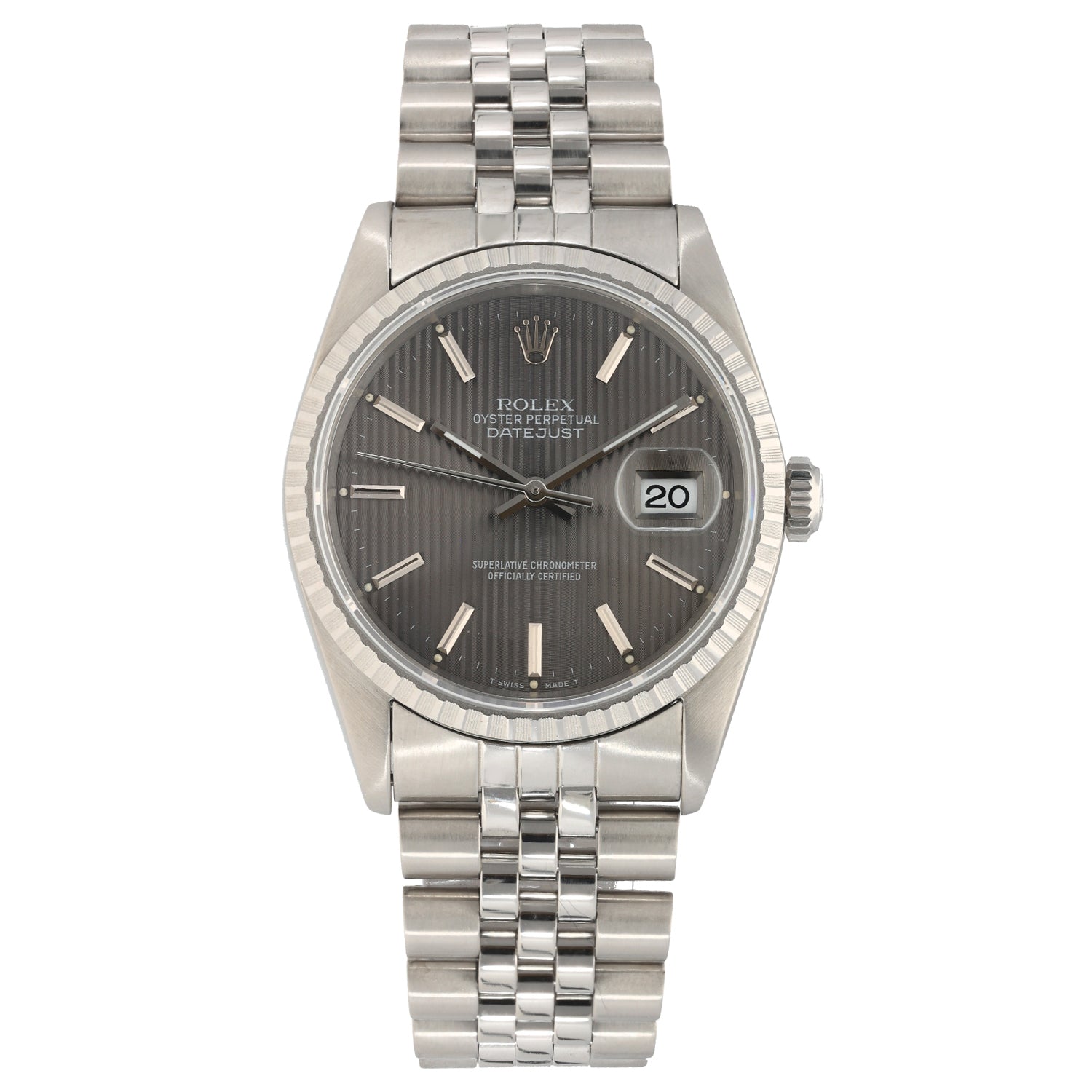 Rolex Datejust 16220 36mm Stainless Steel Watch