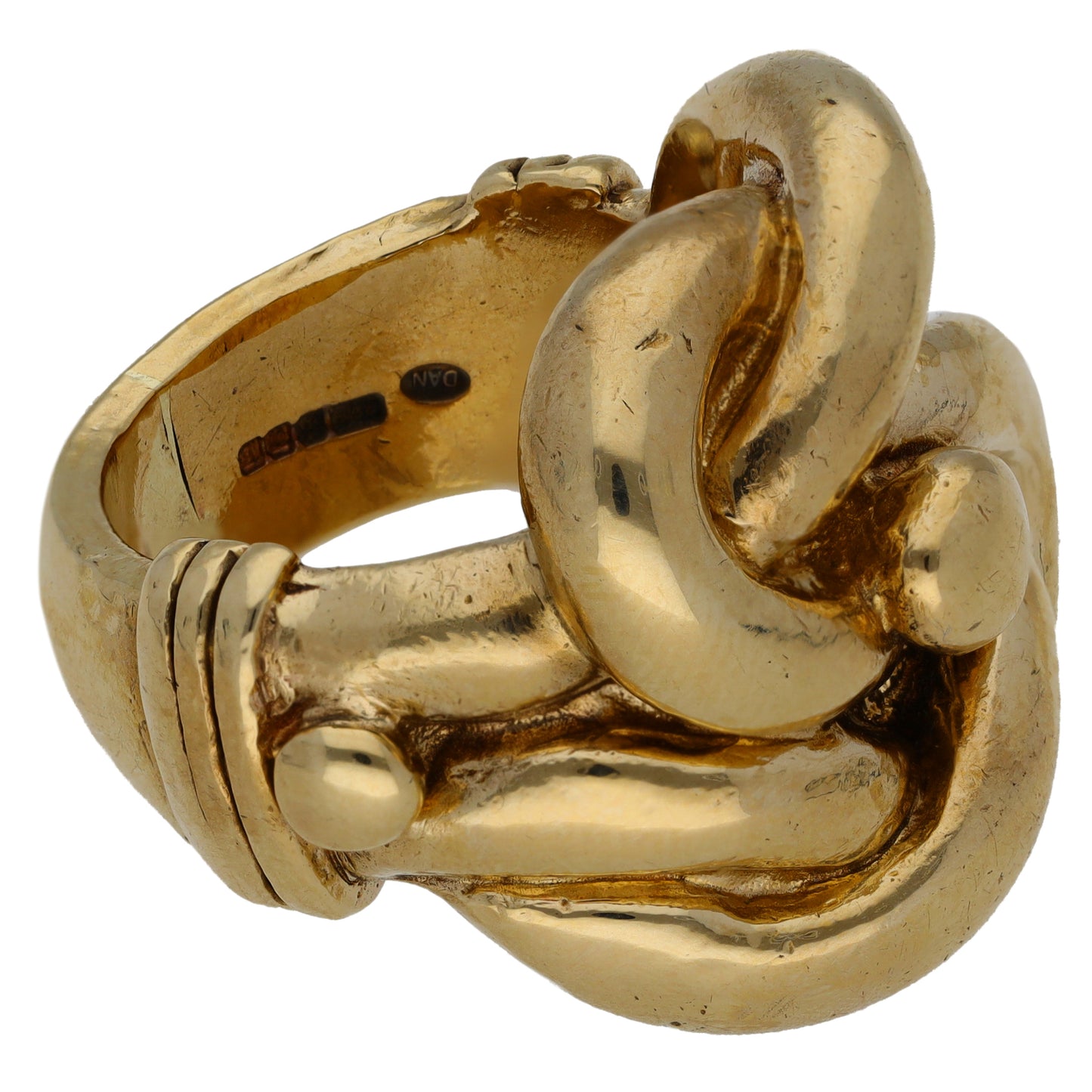 9ct Gold Knot Ring Size X