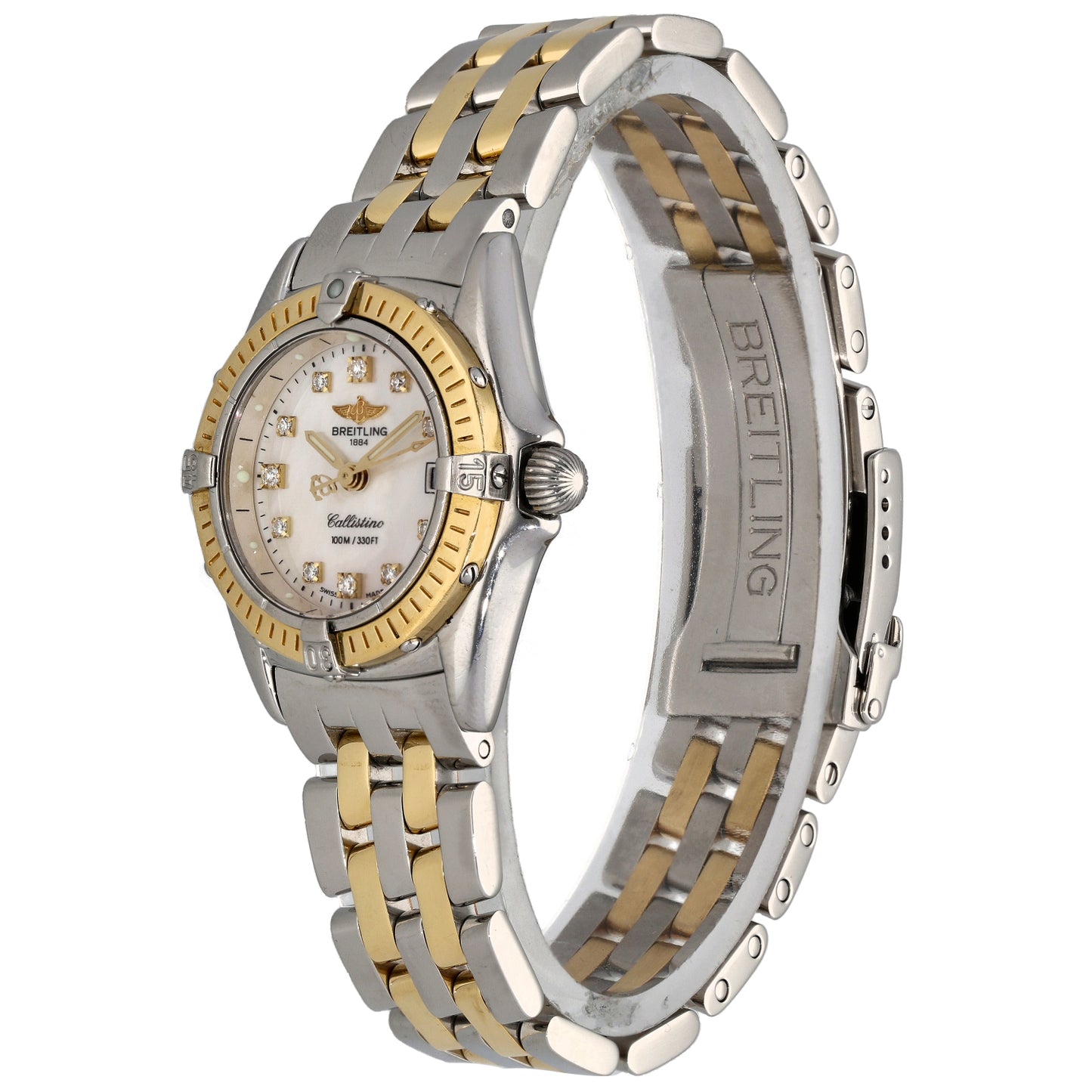 Breitling Callistino D52345 28mm Bi-Colour Watch