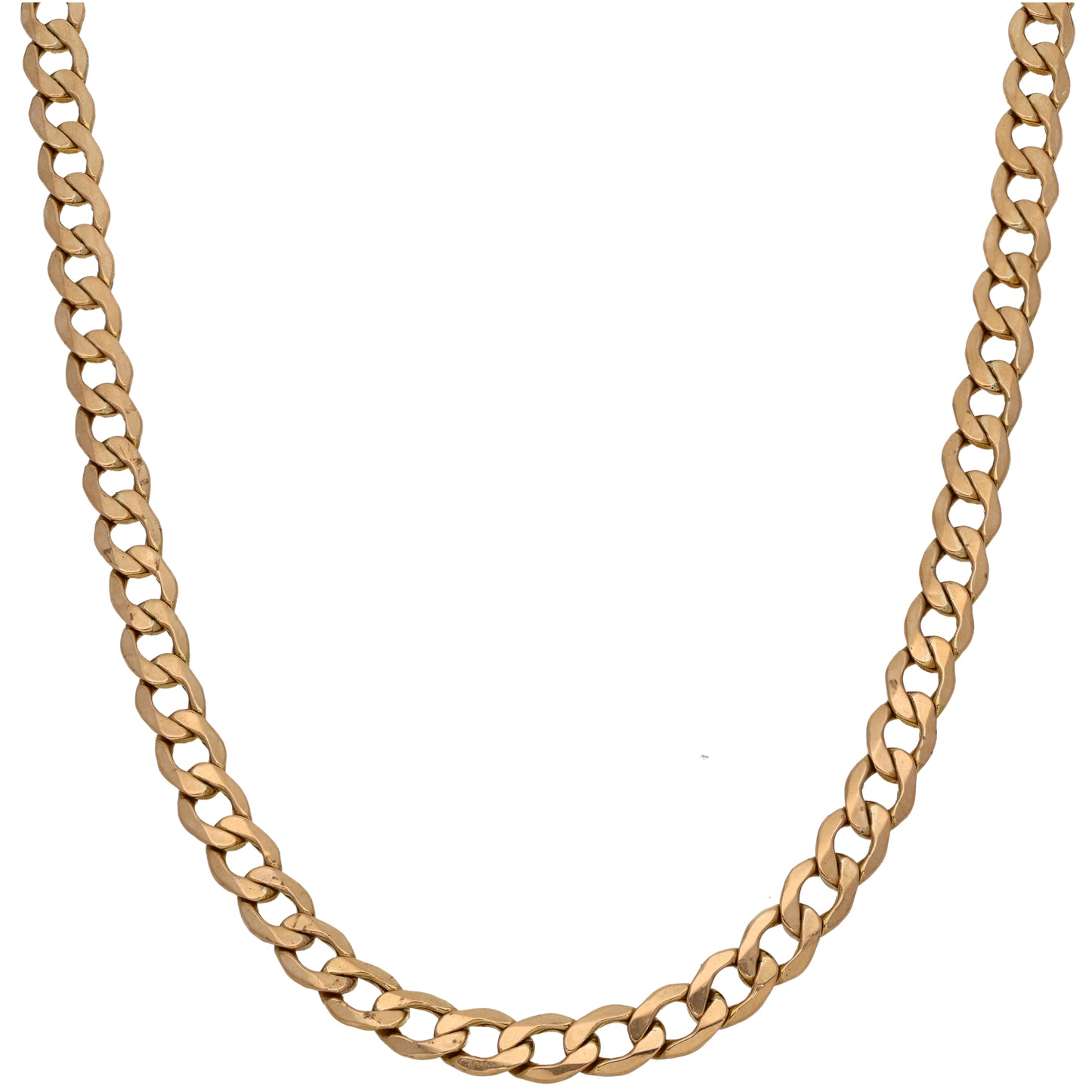 9ct Gold Curb Chain 20"