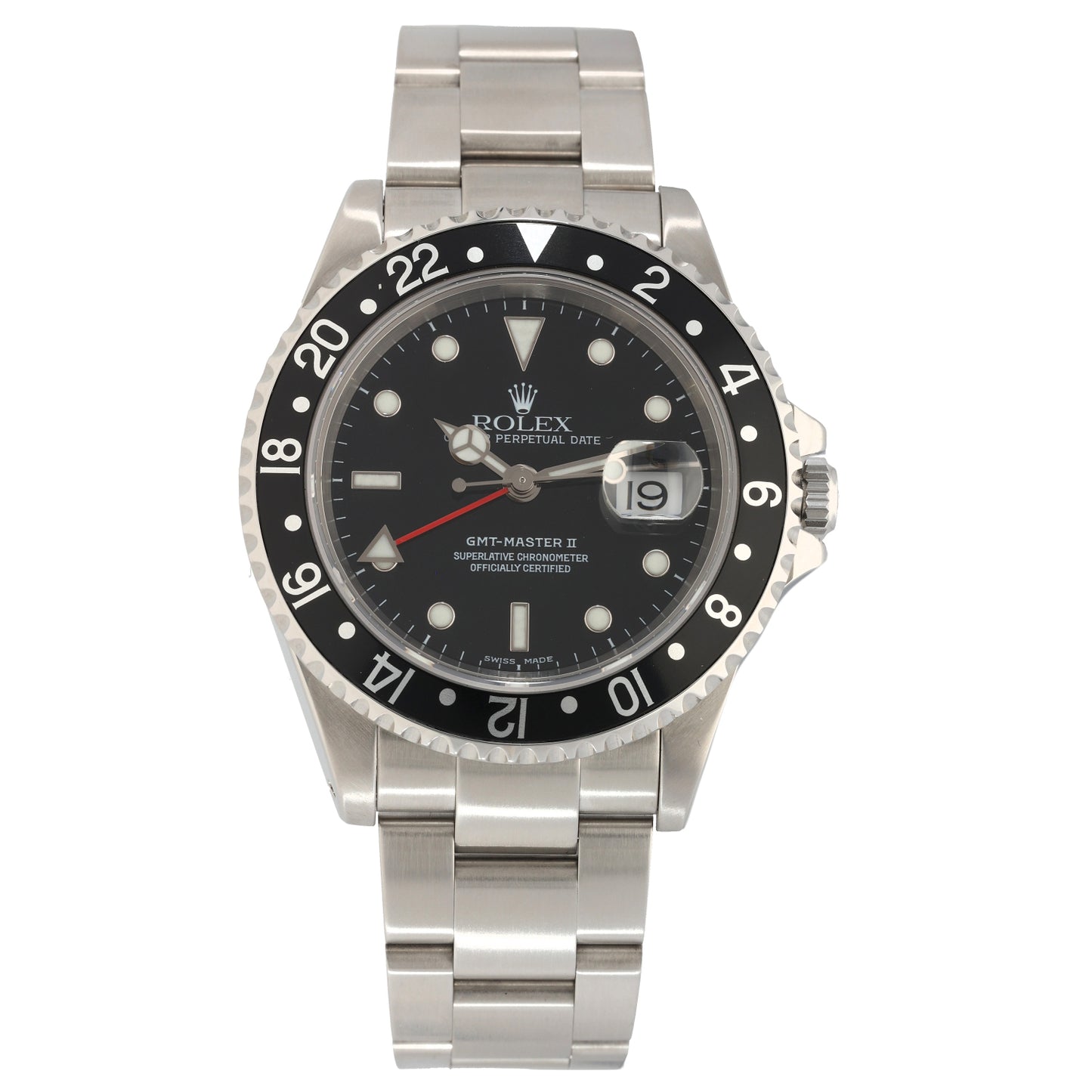 Rolex GMT Master II 16710 40mm Stainless Steel Watch