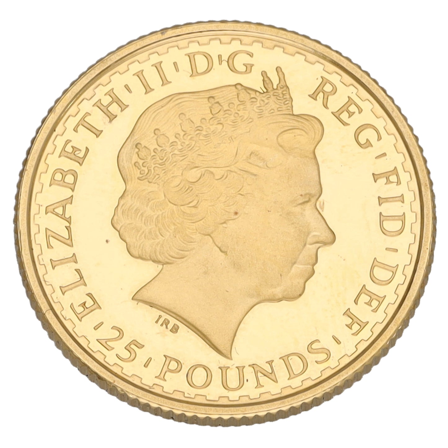 22ct Gold Queen Elizabeth II 1/4 OZ Britannia Coin 2010
