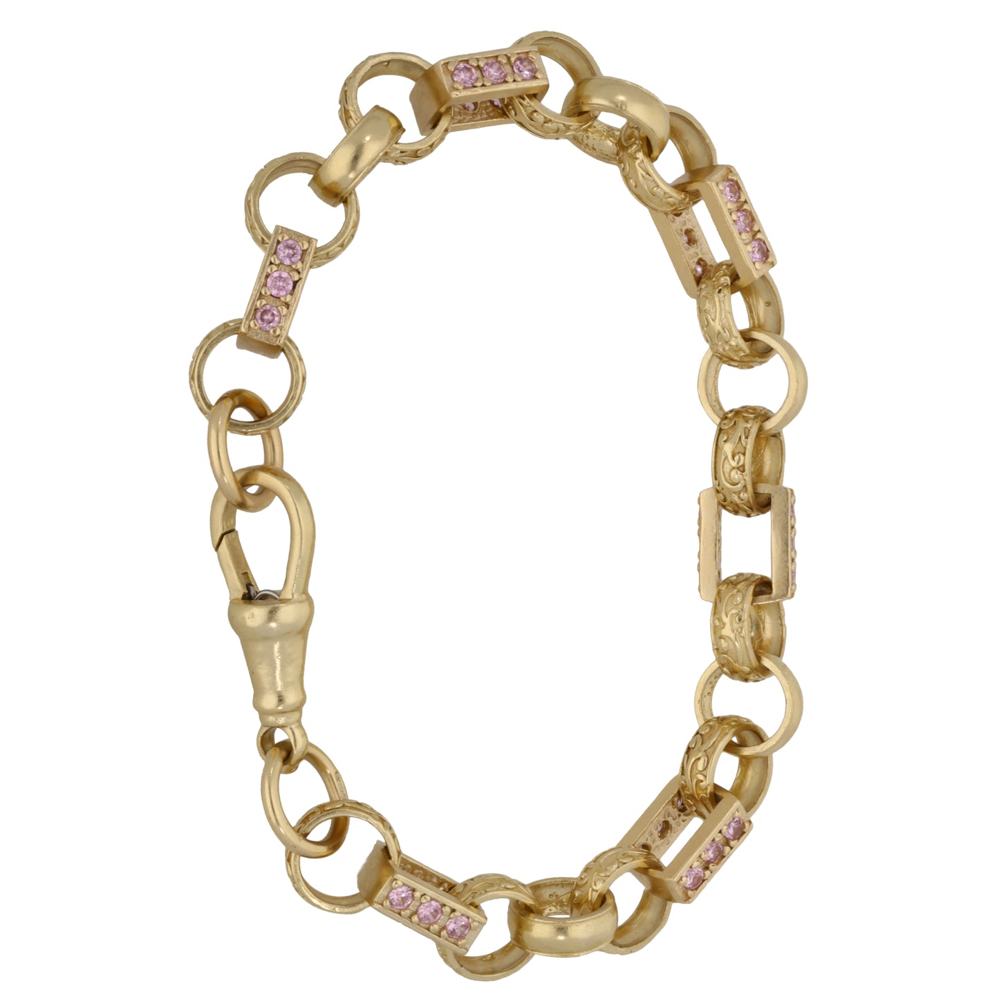 9ct Gold Cubic Zirconia Alternative Bracelet