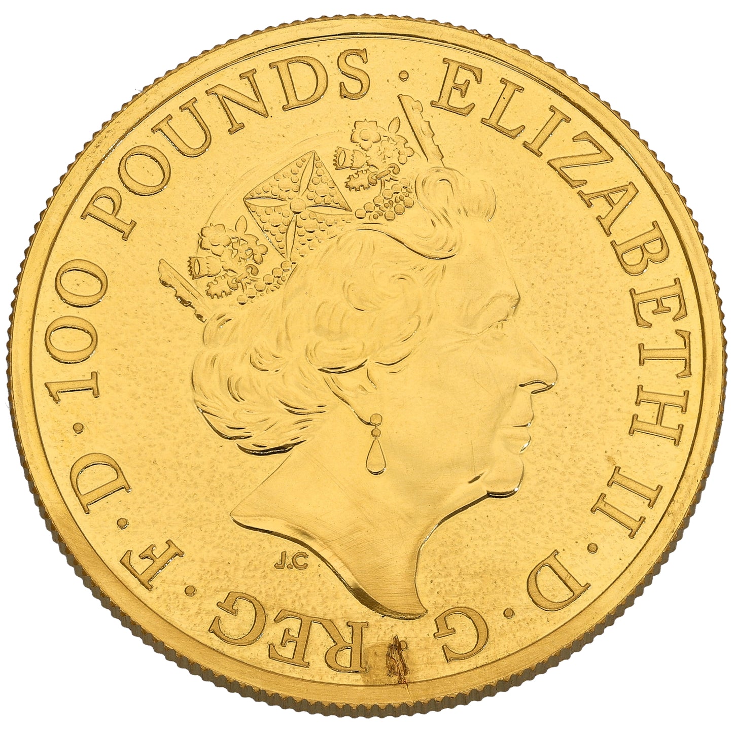 24ct Gold Lion Of England 1 OZ Coin 2016