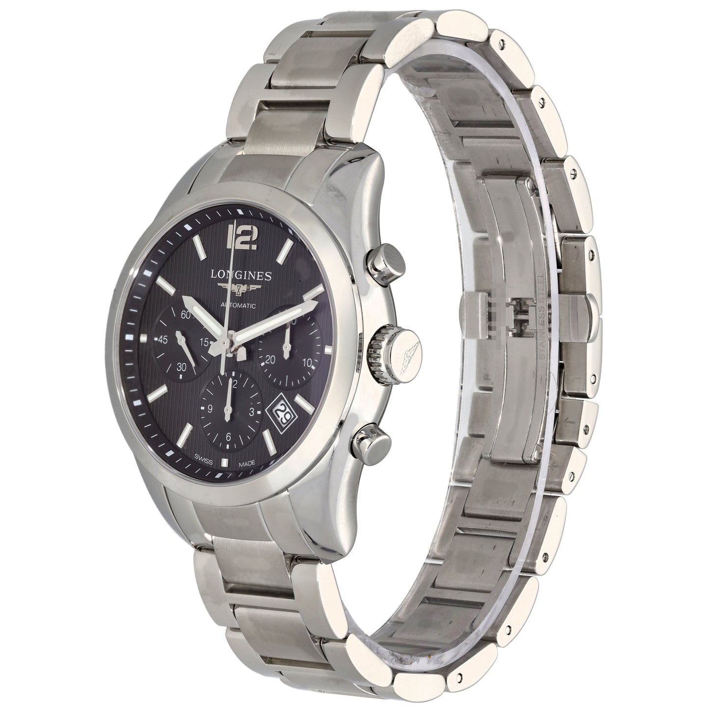 Longines Conquest Classic L2.786.4 41mm Stainless Steel Watch