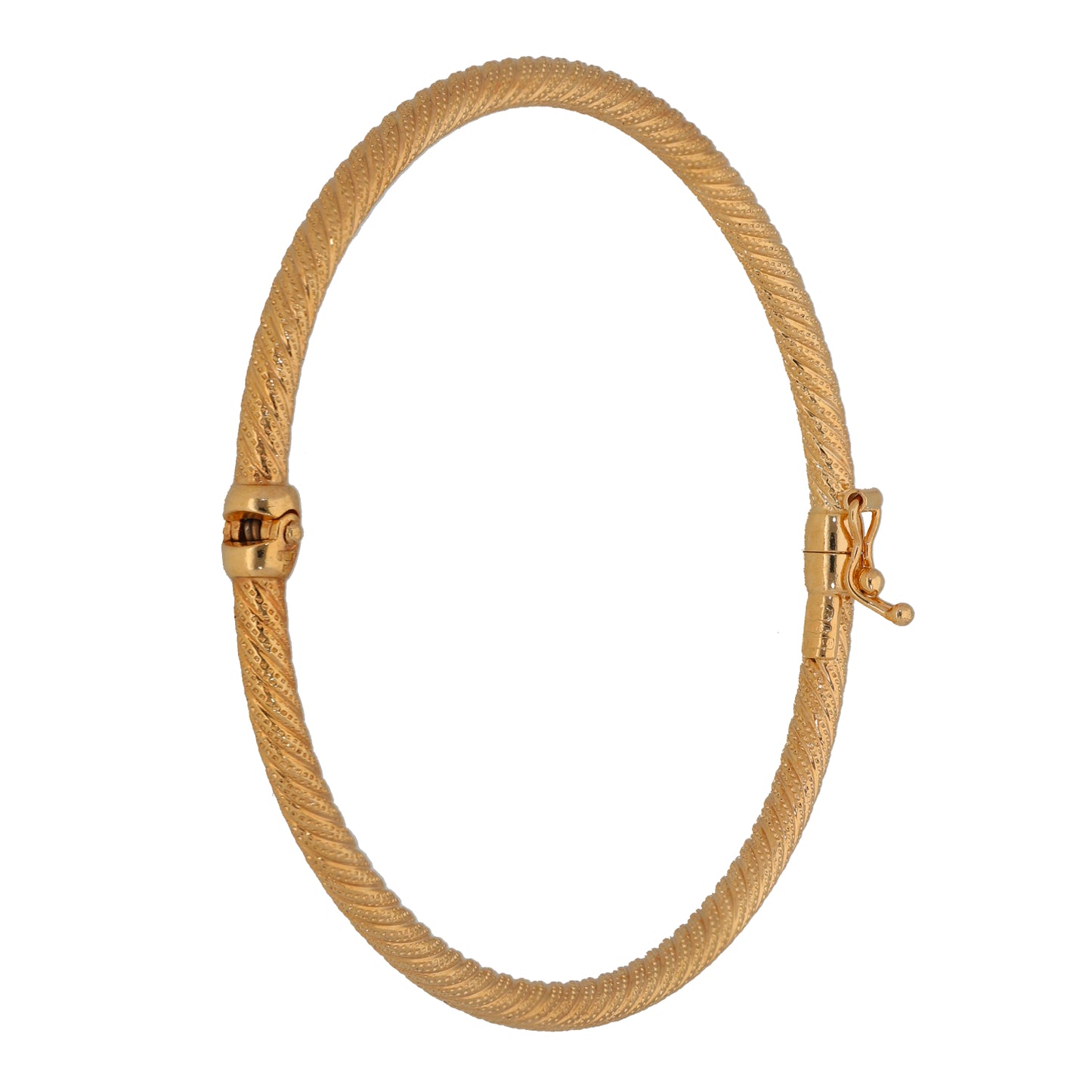 9ct Gold Hinged/Clasp Bangle