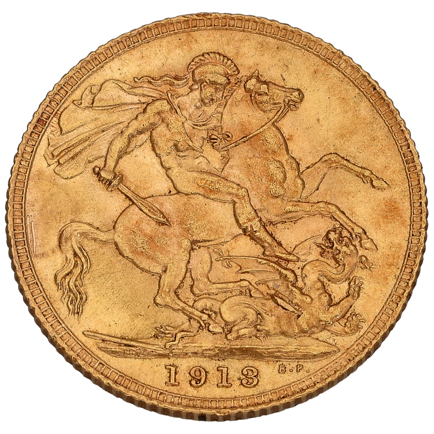 22ct Gold King George V Full Sovereign Coin 1913