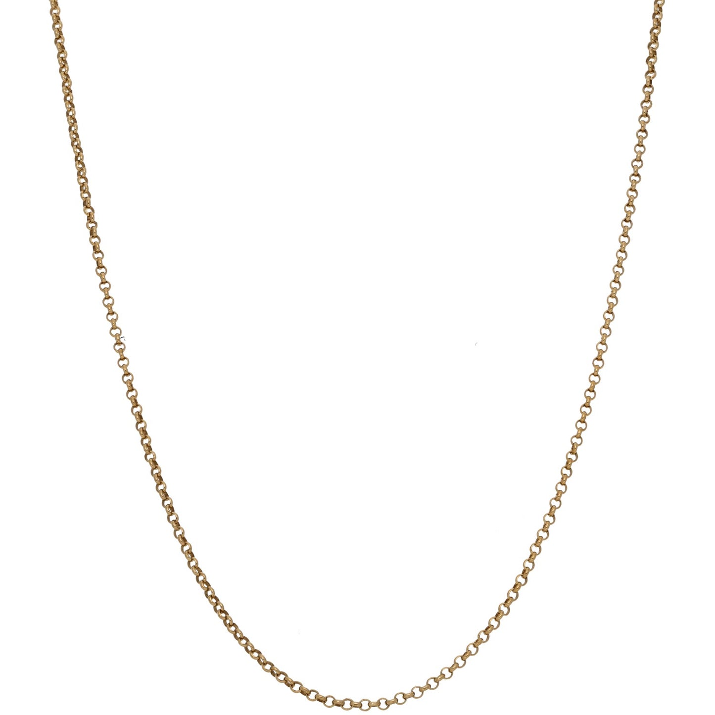 9ct Gold Belcher Chain 18"