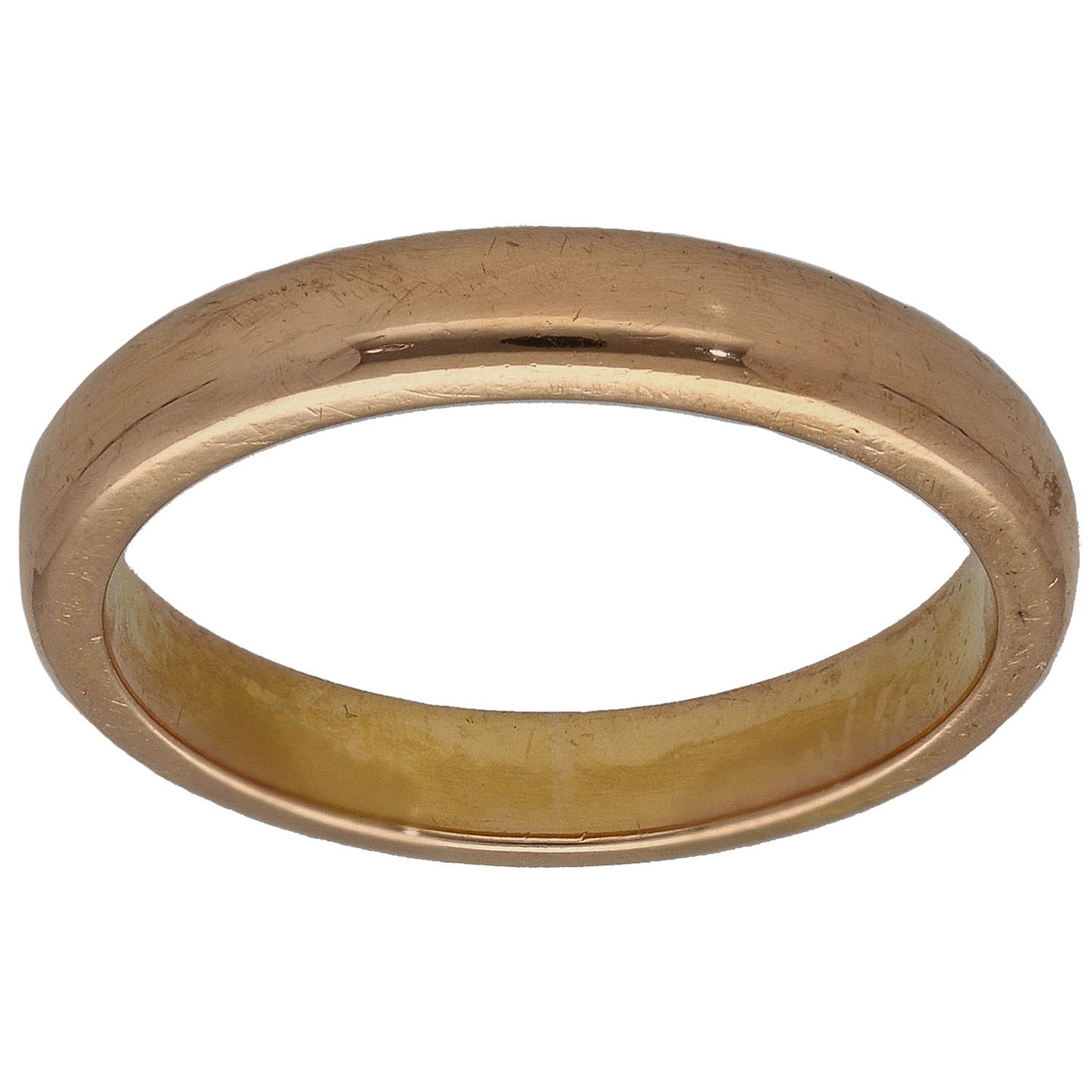 22ct Gold Plain Wedding Ring Size L