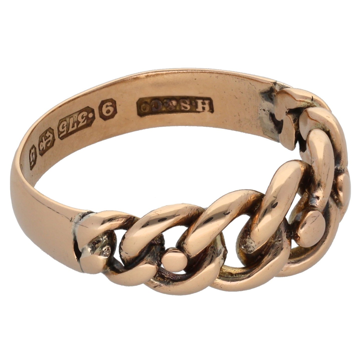 9ct Gold Keeper Ring Size O