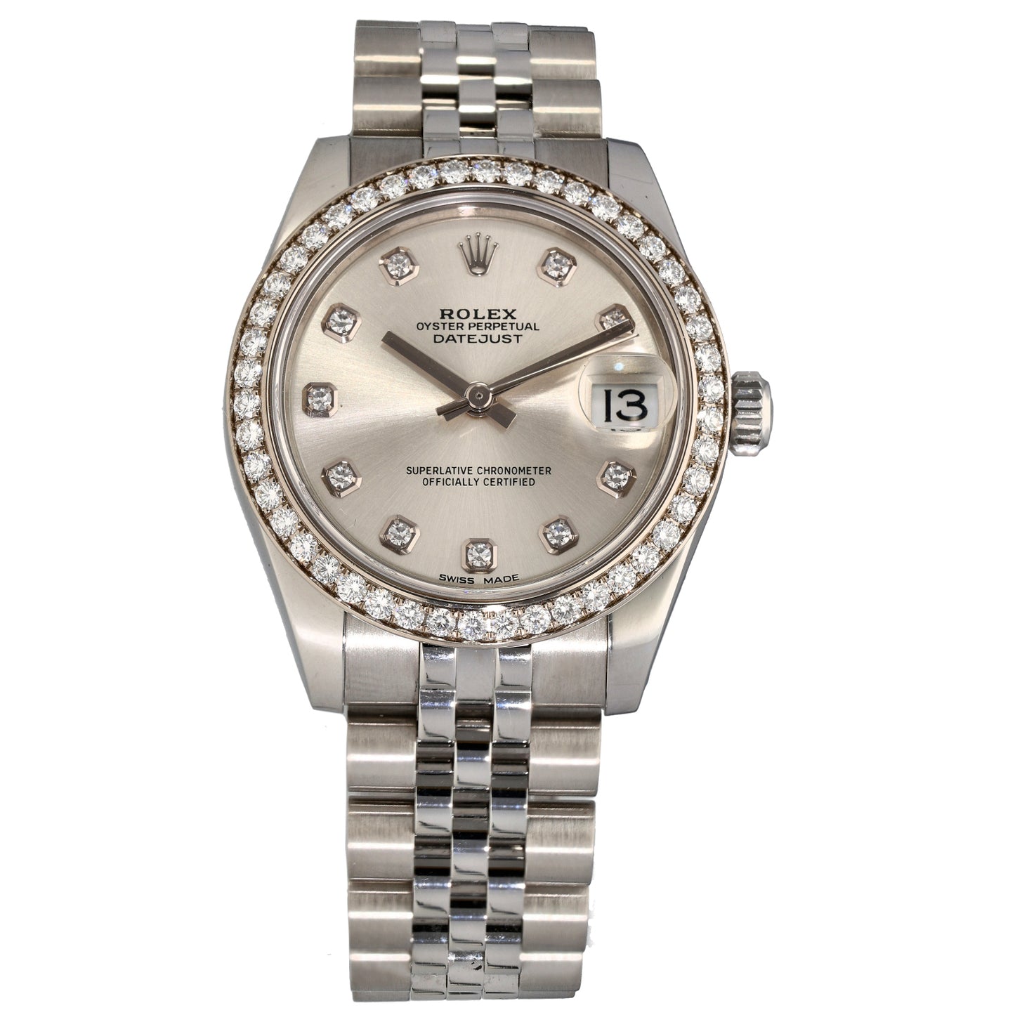 Rolex Lady Datejust 178384 31mm Stainless Steel Watch