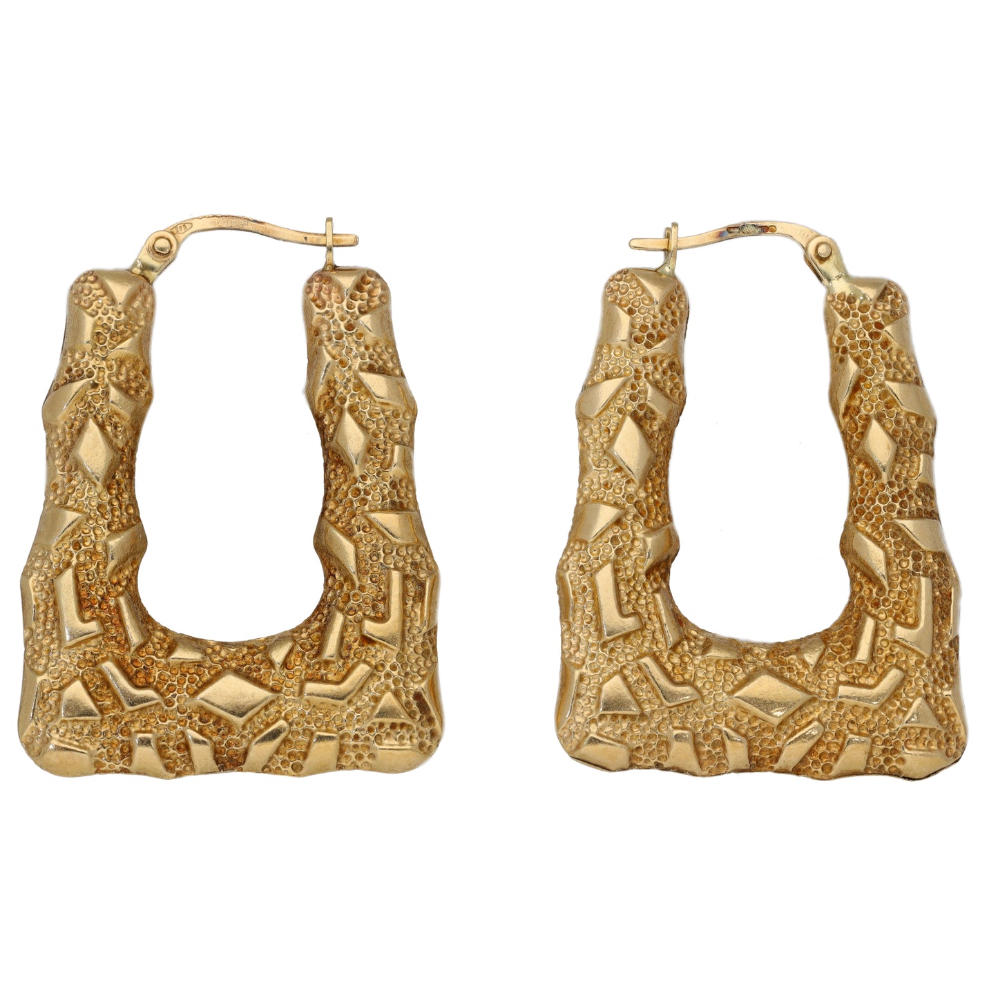 9ct Gold Creole Earrings