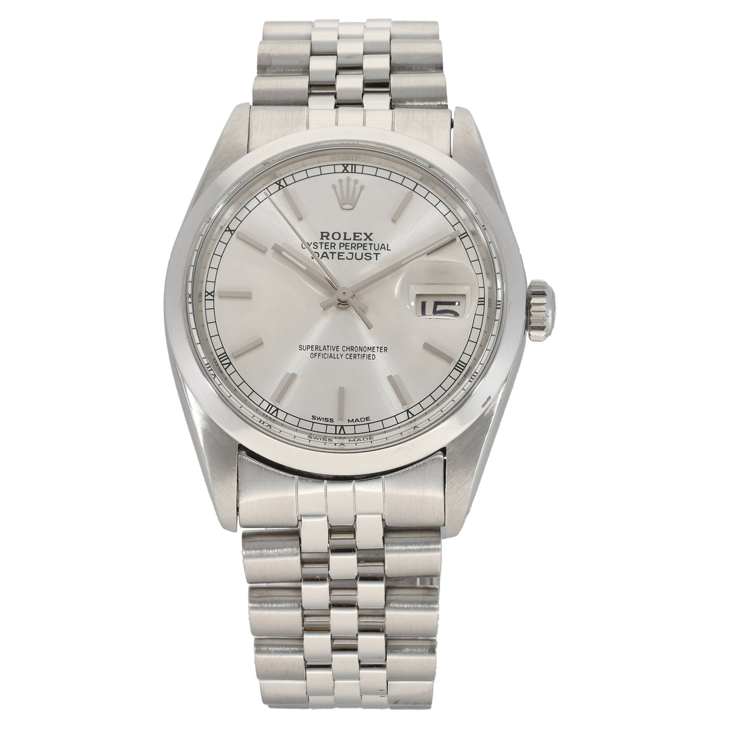 Rolex Datejust 16000 36mm Stainless Steel Watch