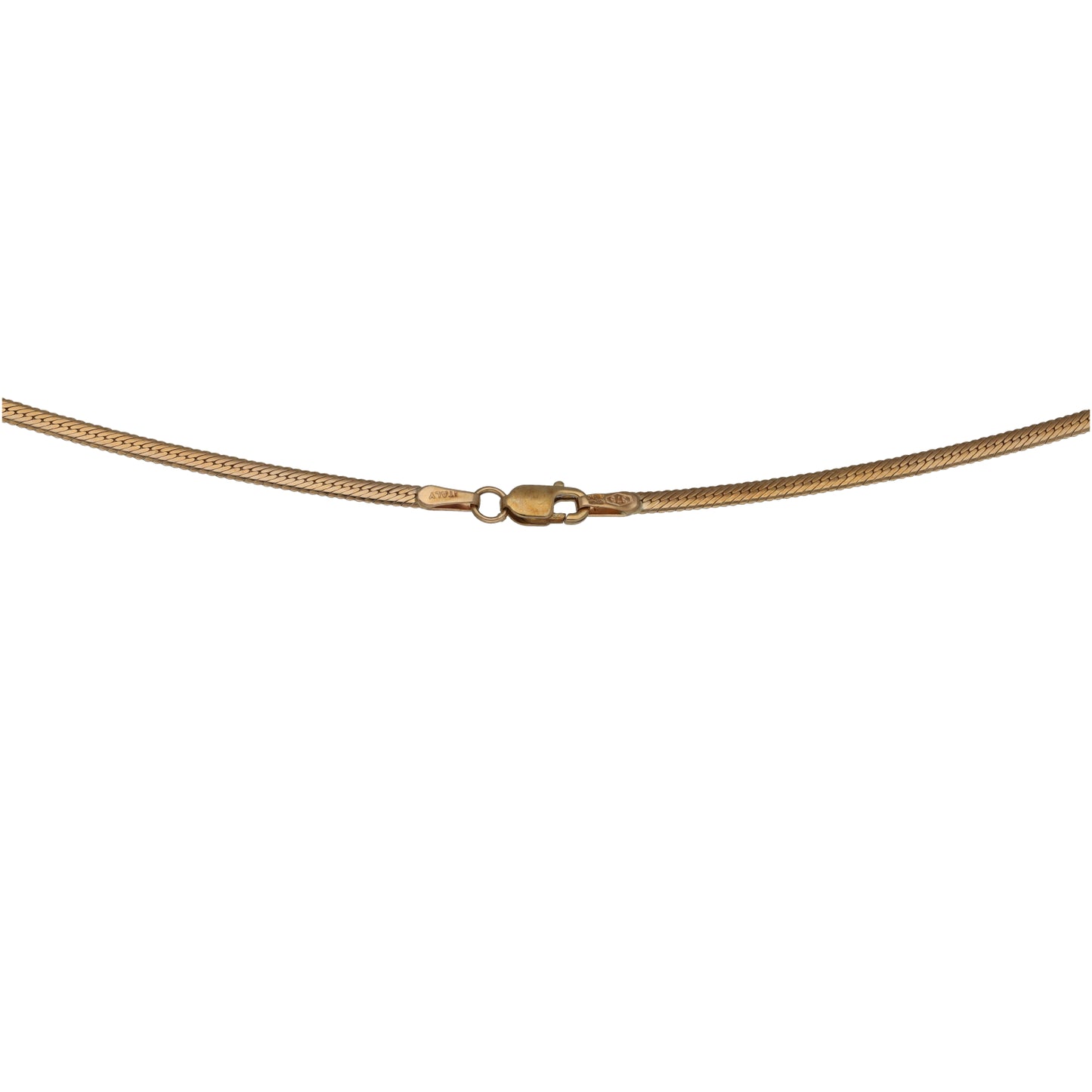 9ct Gold 0.48ct Diamond Fancy Necklace 16"